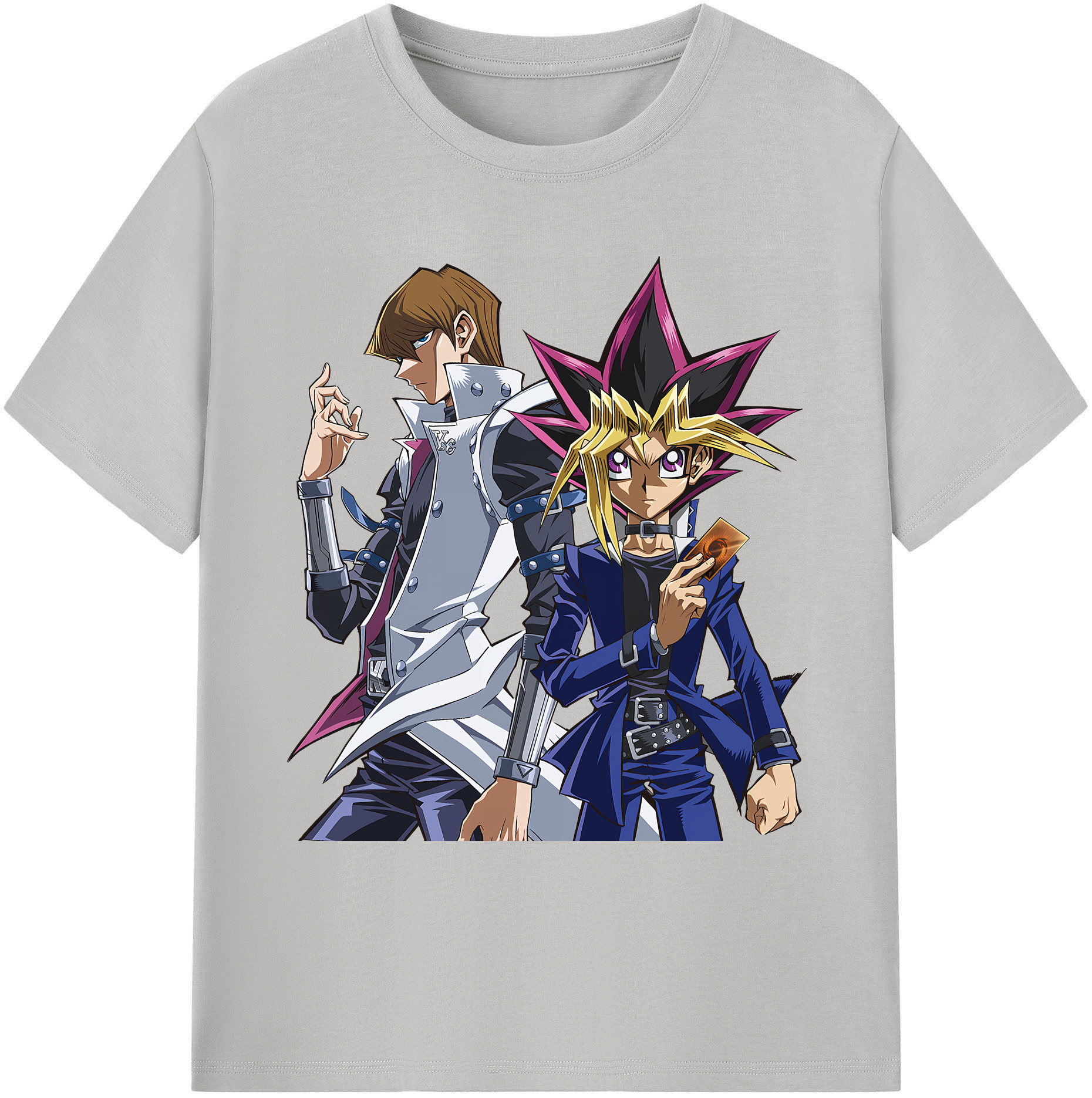 （画像用） 遊☆戯☆王 Yu-Gi-Oh! 綿100％ メンズ半袖Tシャツ｜肌触りやわらか＆通気性