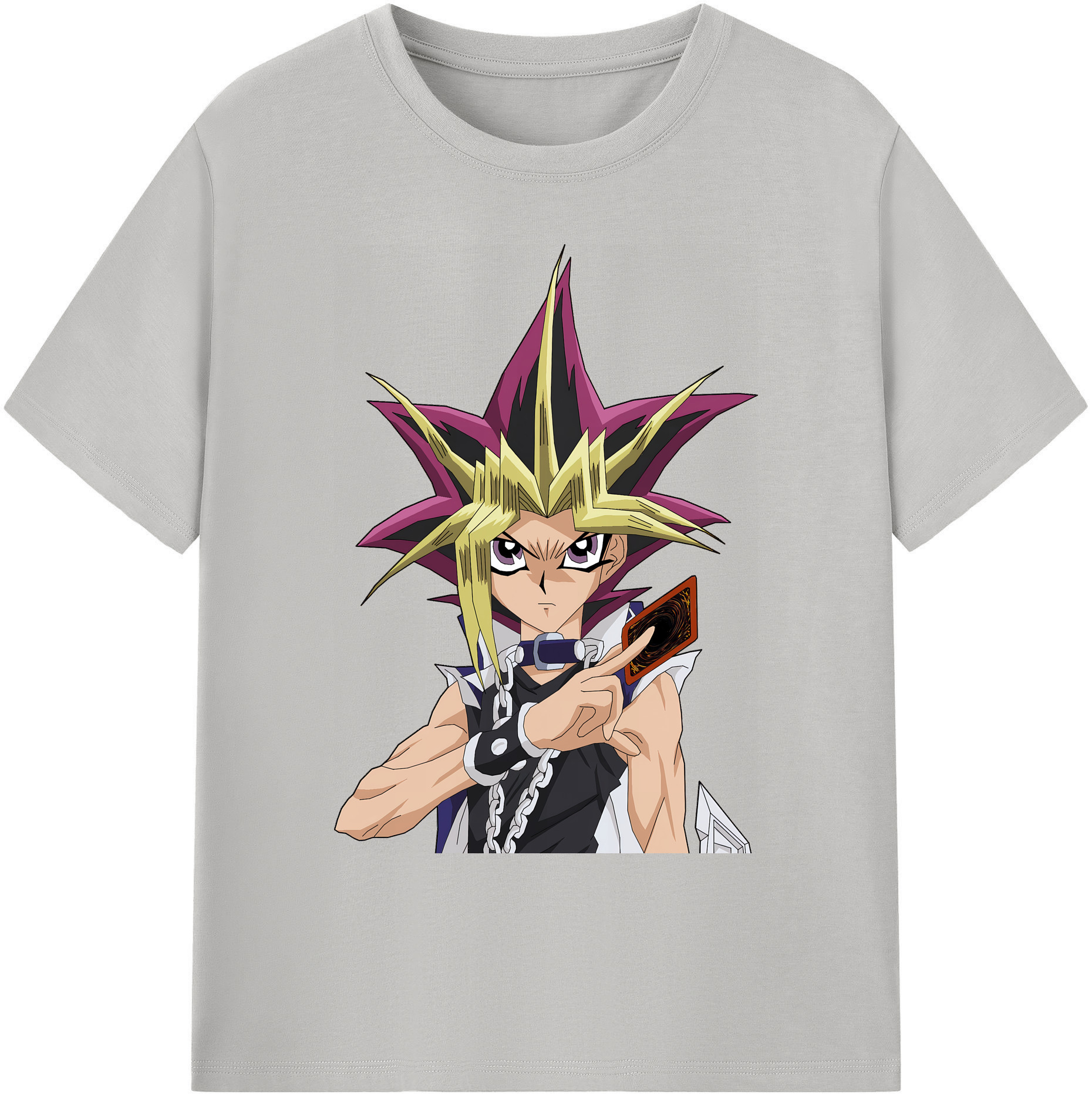 （画像用） 遊☆戯☆王 Yu-Gi-Oh! 綿100％ メンズ半袖Tシャツ｜肌触りやわらか＆通気性