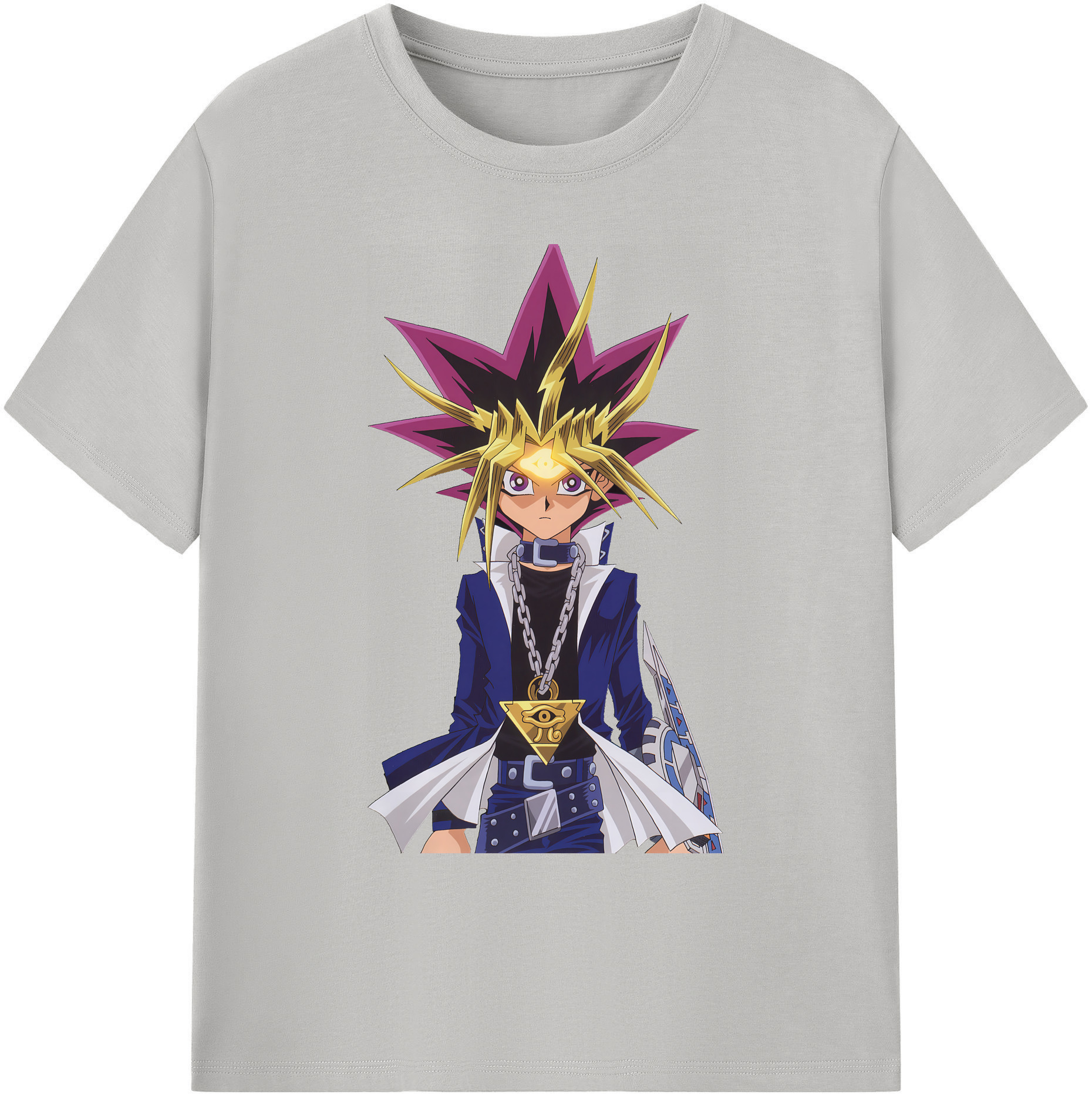 （画像用） 遊☆戯☆王 Yu-Gi-Oh! 綿100％ メンズ半袖Tシャツ｜肌触りやわらか＆通気性