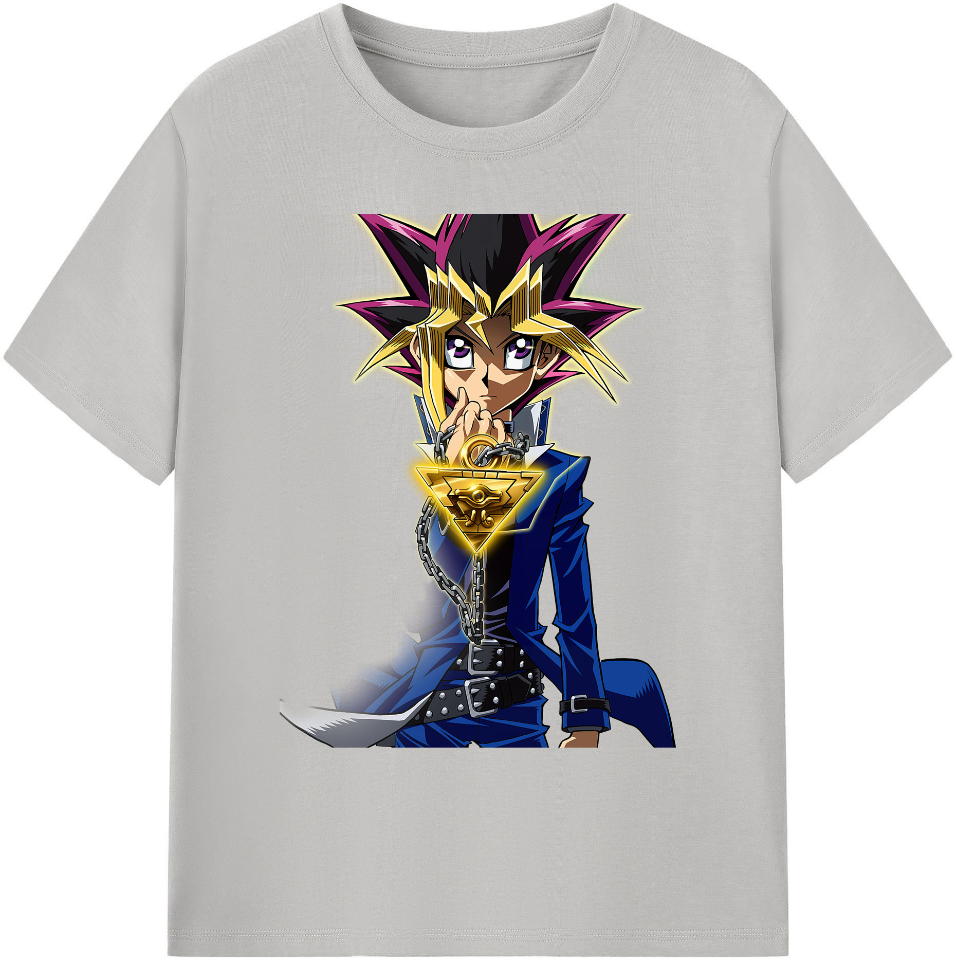 （画像用） 遊☆戯☆王 Yu-Gi-Oh! 綿100％ メンズ半袖Tシャツ｜肌触りやわらか＆通気性