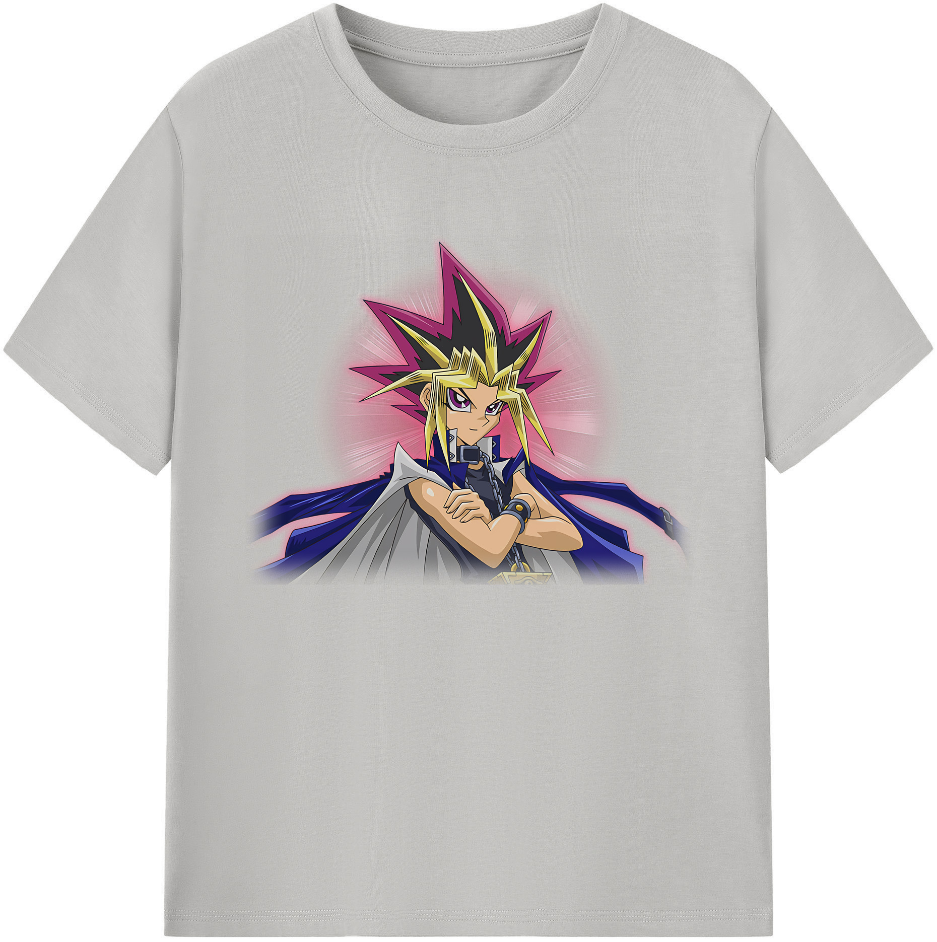 （画像用） 遊☆戯☆王 Yu-Gi-Oh! 綿100％ メンズ半袖Tシャツ｜肌触りやわらか＆通気性