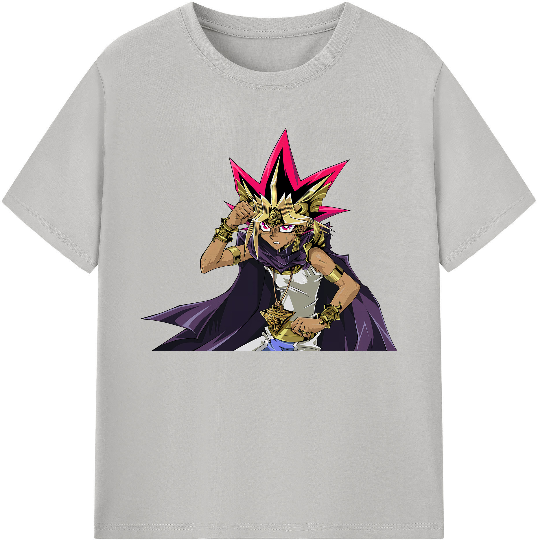 （画像用） 遊☆戯☆王 Yu-Gi-Oh! 綿100％ メンズ半袖Tシャツ｜肌触りやわらか＆通気性