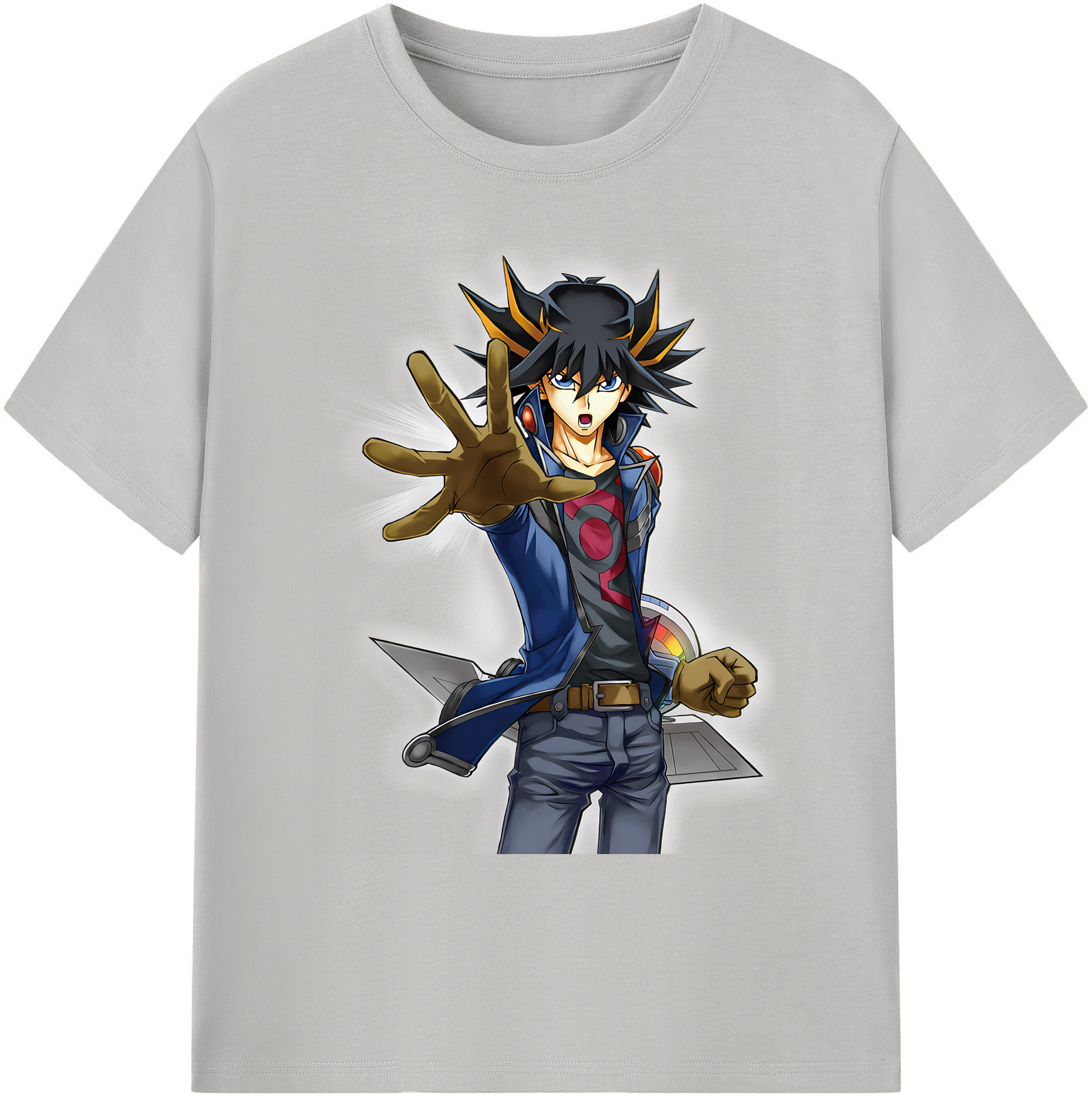 （画像用） 遊☆戯☆王 Yu-Gi-Oh! 綿100％ メンズ半袖Tシャツ｜肌触りやわらか＆通気性