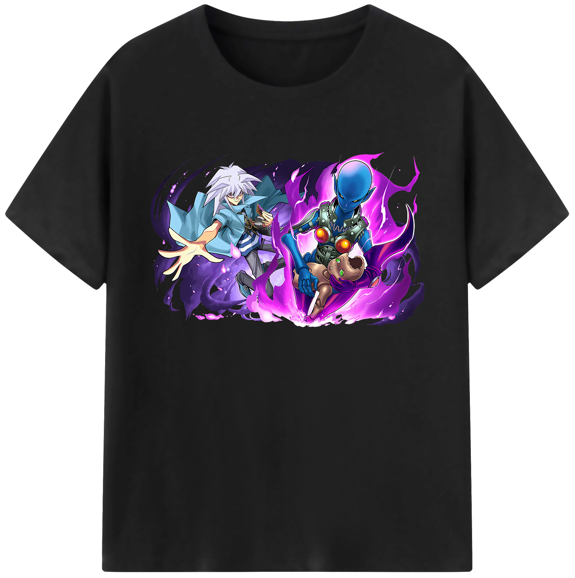 （画像用） 遊☆戯☆王 Yu-Gi-Oh! 綿100％ メンズ半袖Tシャツ｜肌触りやわらか＆通気性