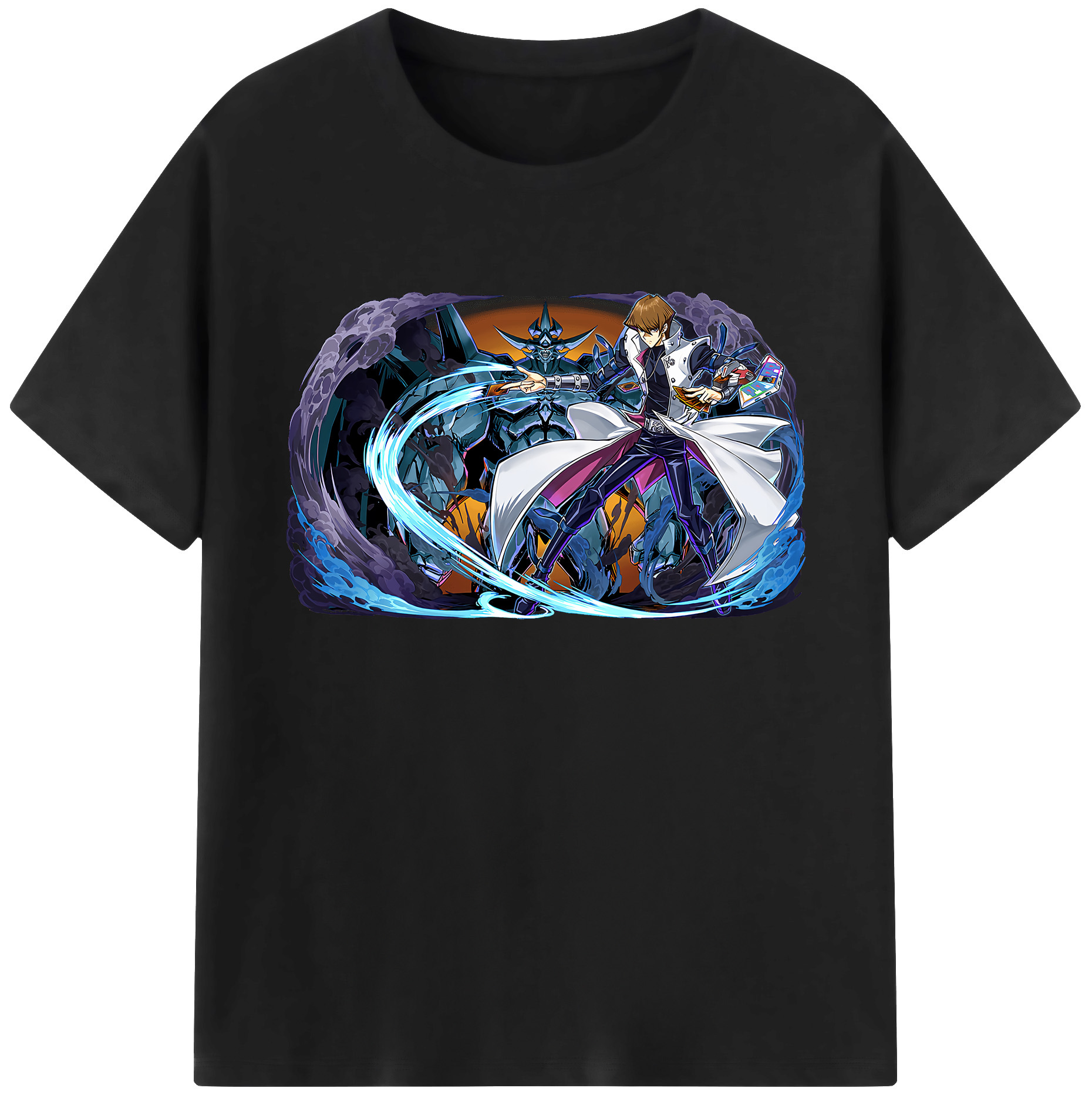 （画像用） 遊☆戯☆王 Yu-Gi-Oh! 綿100％ メンズ半袖Tシャツ｜肌触りやわらか＆通気性