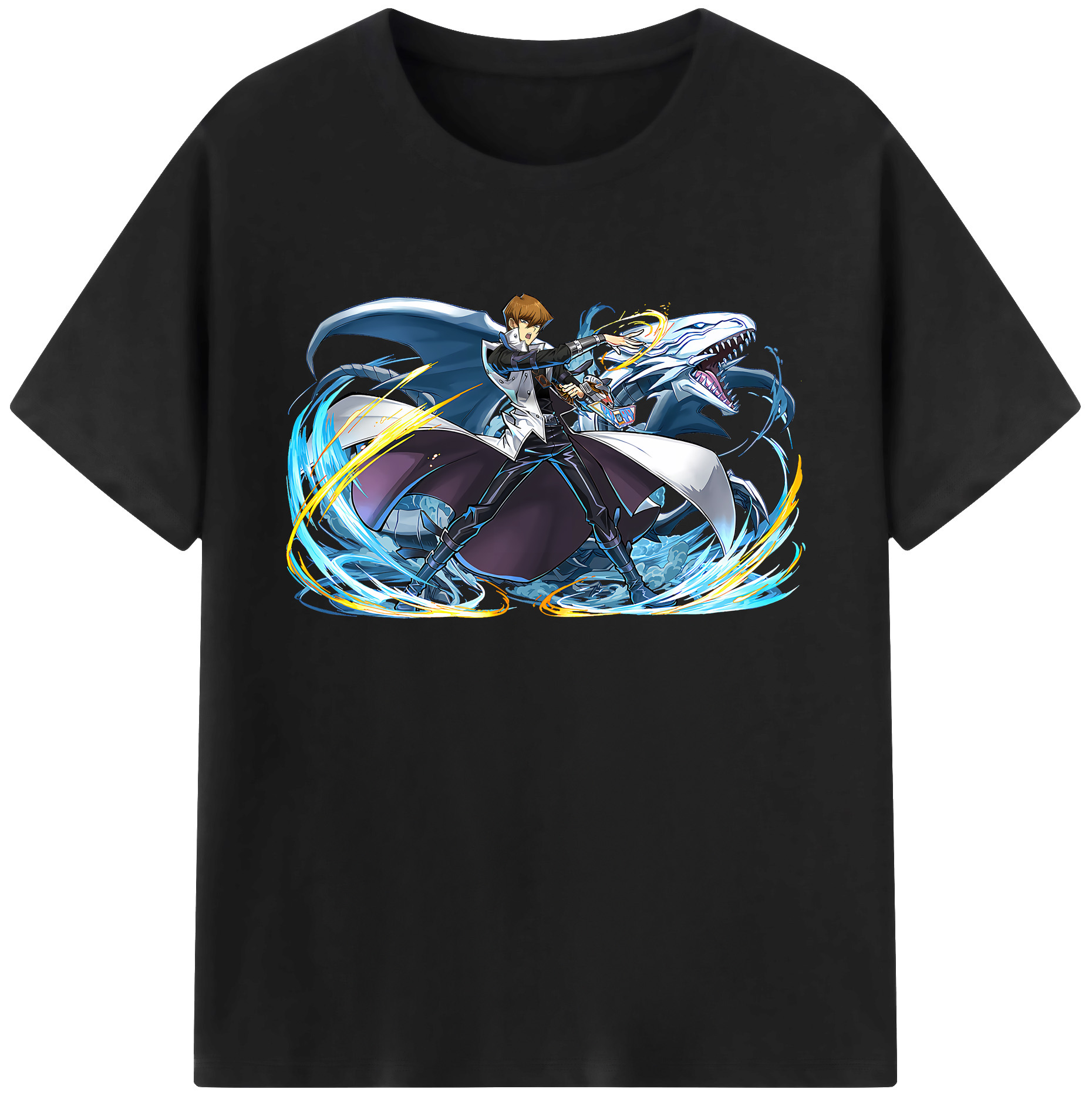 （画像用） 遊☆戯☆王 Yu-Gi-Oh! 綿100％ メンズ半袖Tシャツ｜肌触りやわらか＆通気性