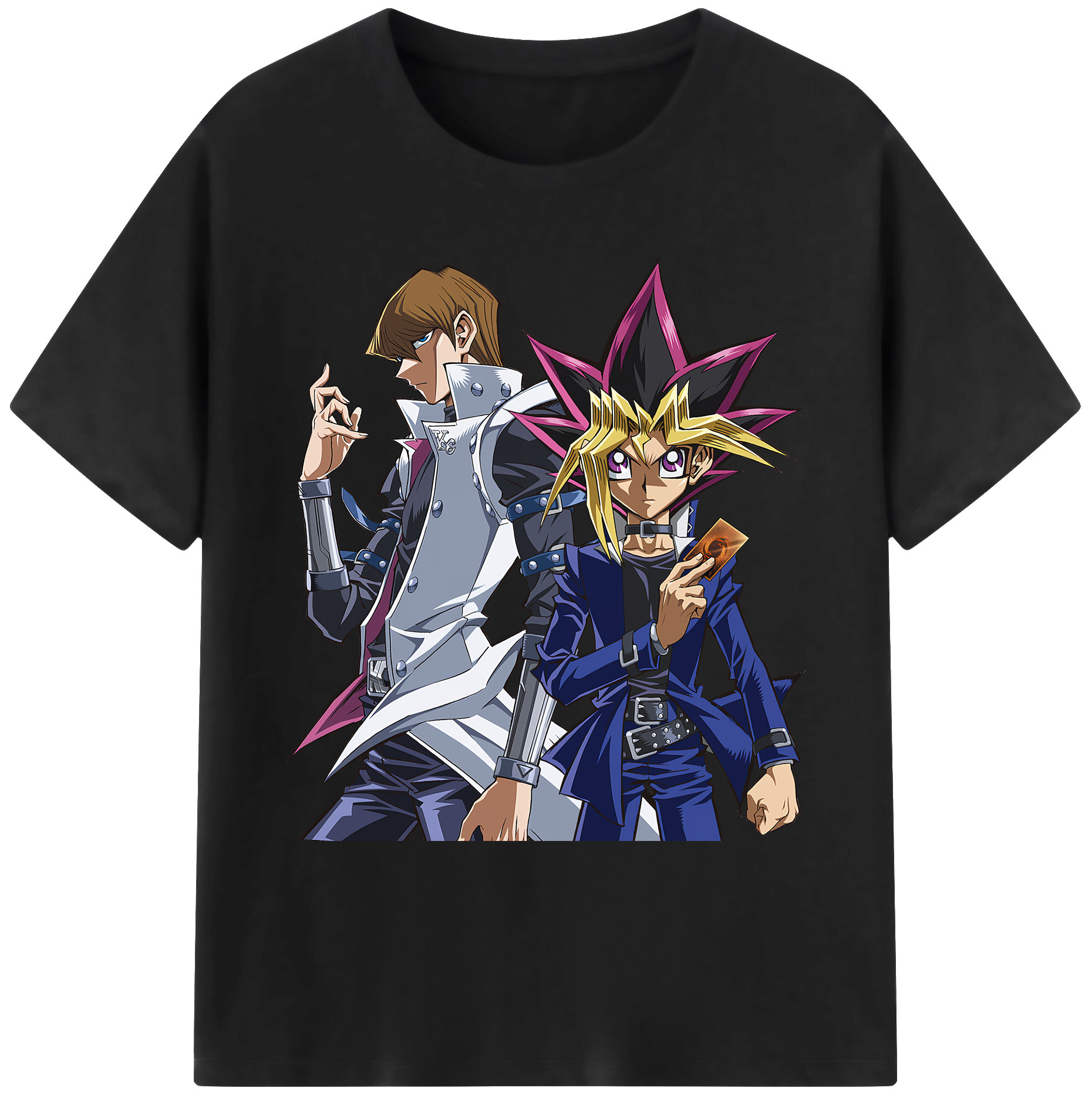 （画像用） 遊☆戯☆王 Yu-Gi-Oh! 綿100％ メンズ半袖Tシャツ｜肌触りやわらか＆通気性