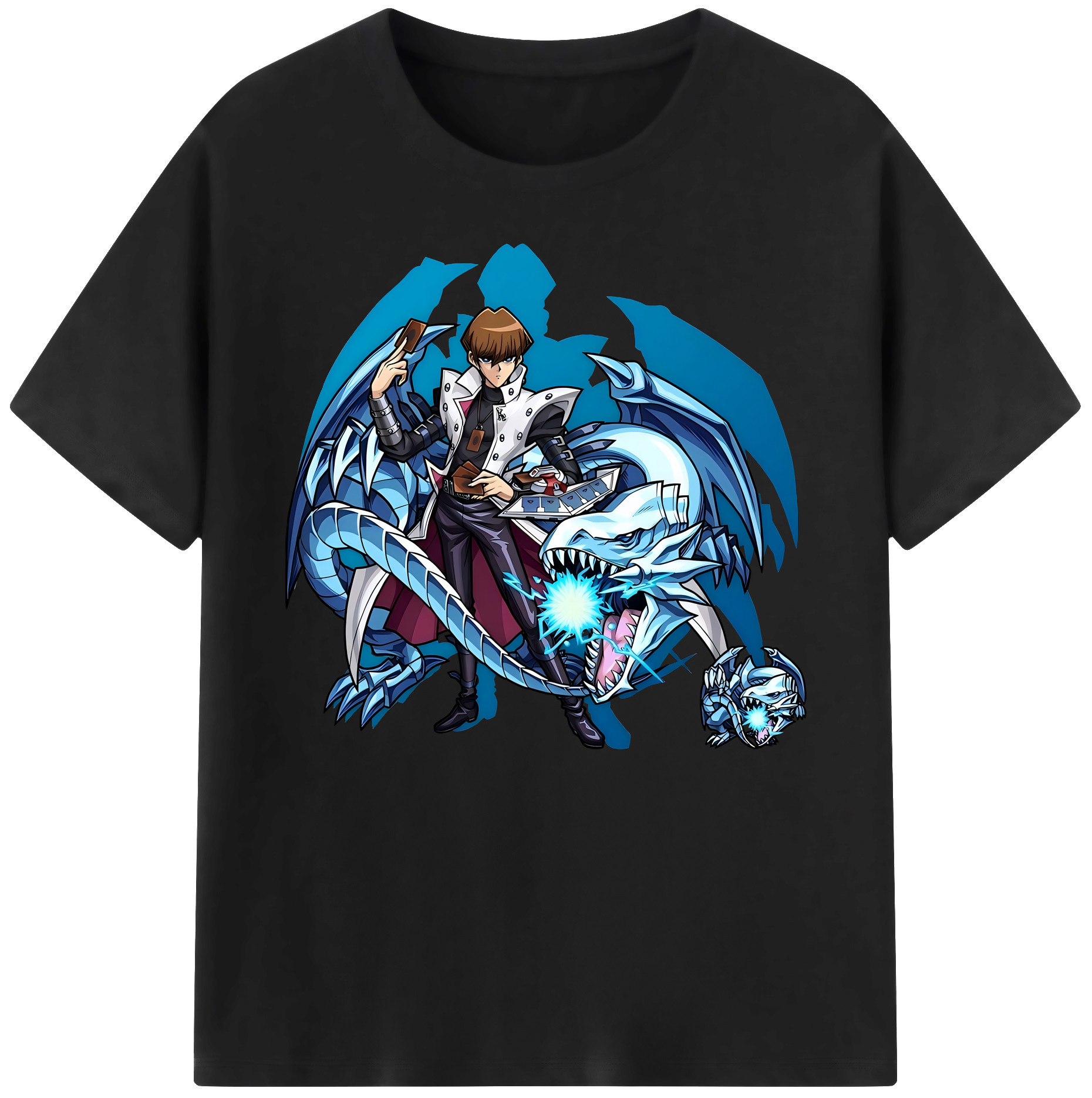 （画像用） 遊☆戯☆王 Yu-Gi-Oh! 綿100％ メンズ半袖Tシャツ｜肌触りやわらか＆通気性