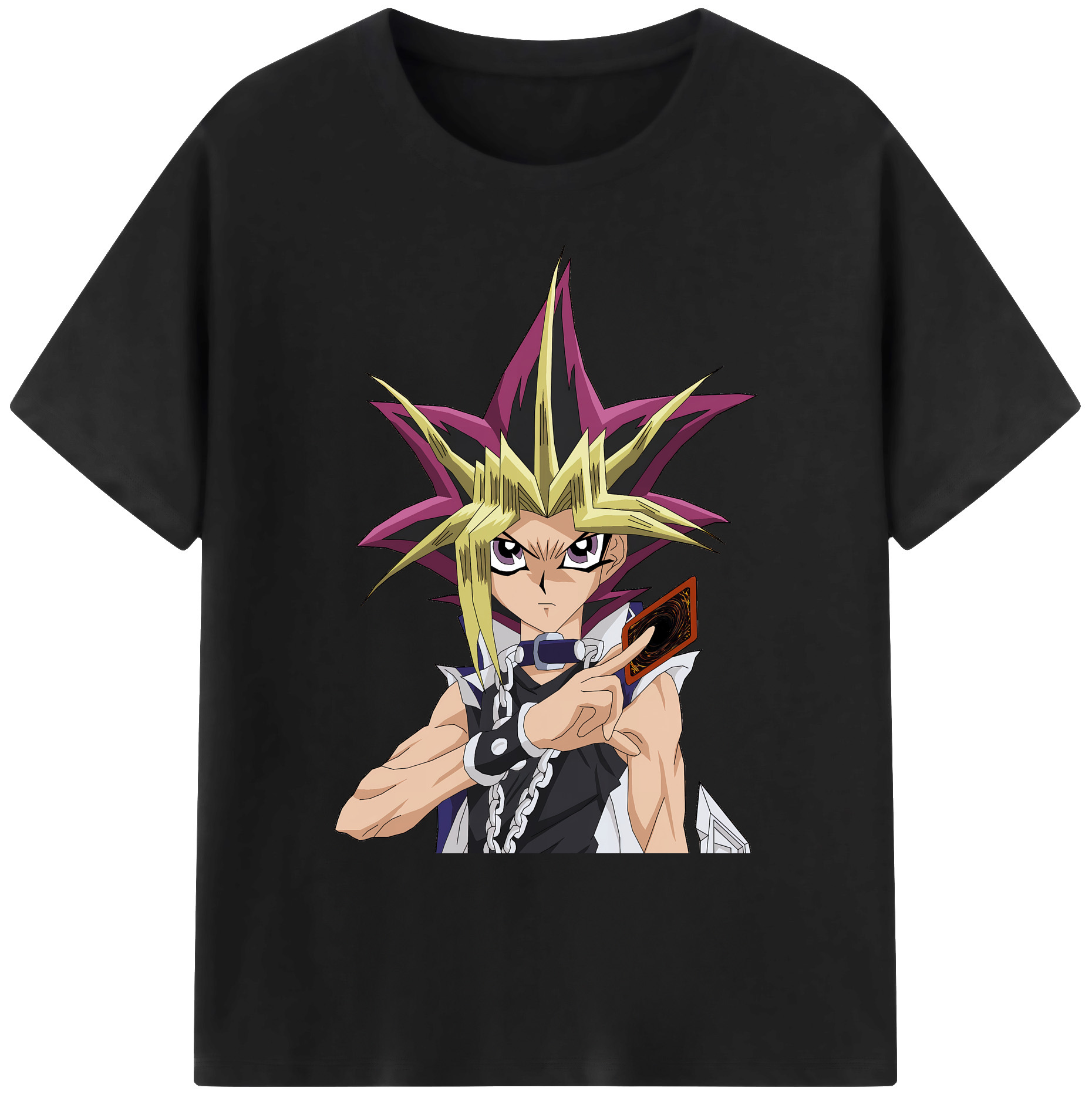 （画像用） 遊☆戯☆王 Yu-Gi-Oh! 綿100％ メンズ半袖Tシャツ｜肌触りやわらか＆通気性