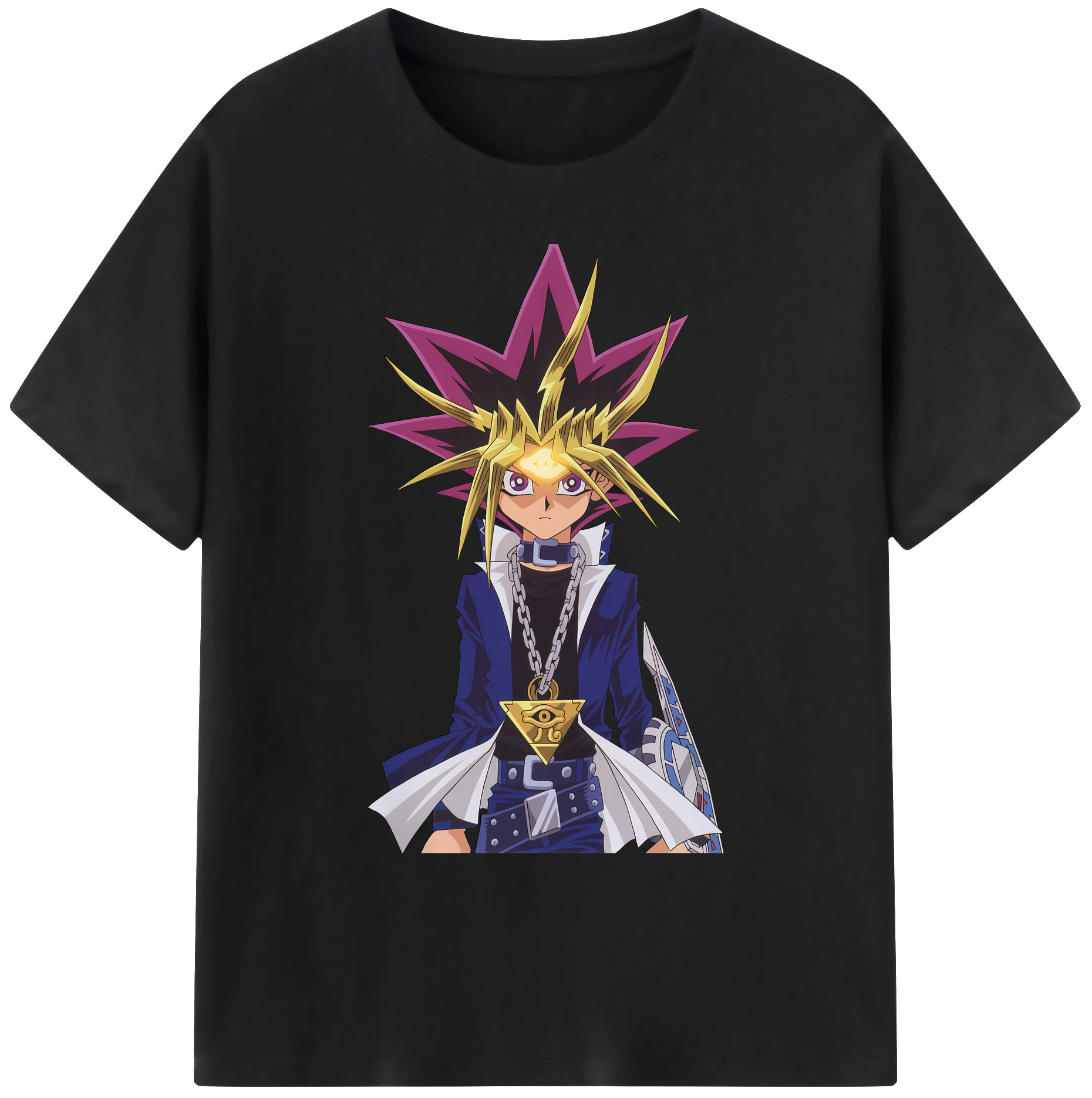 （画像用） 遊☆戯☆王 Yu-Gi-Oh! 綿100％ メンズ半袖Tシャツ｜肌触りやわらか＆通気性