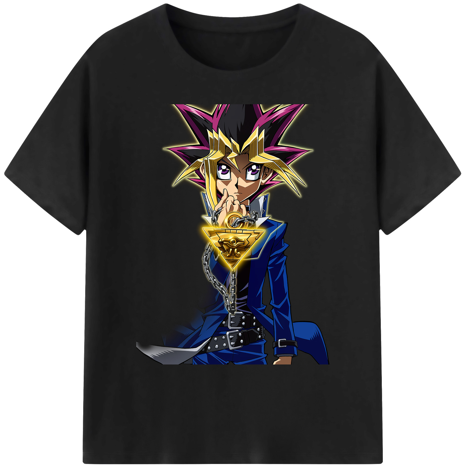 （画像用） 遊☆戯☆王 Yu-Gi-Oh! 綿100％ メンズ半袖Tシャツ｜肌触りやわらか＆通気性