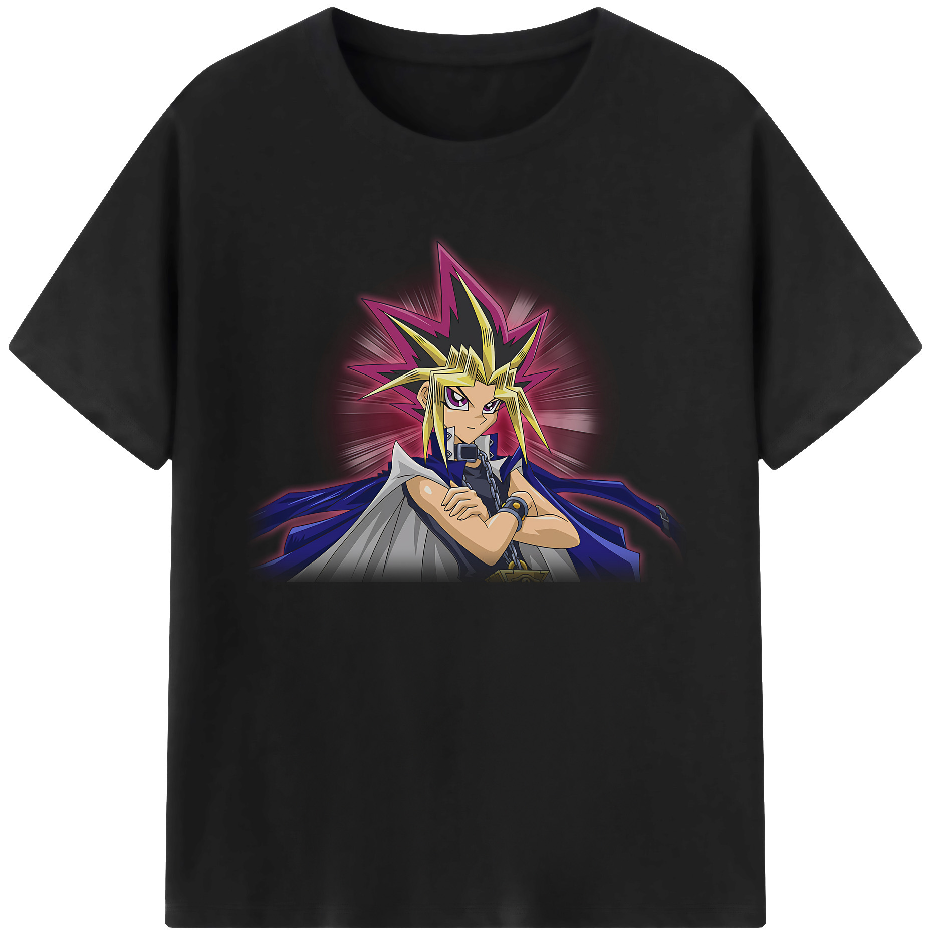 （画像用） 遊☆戯☆王 Yu-Gi-Oh! 綿100％ メンズ半袖Tシャツ｜肌触りやわらか＆通気性