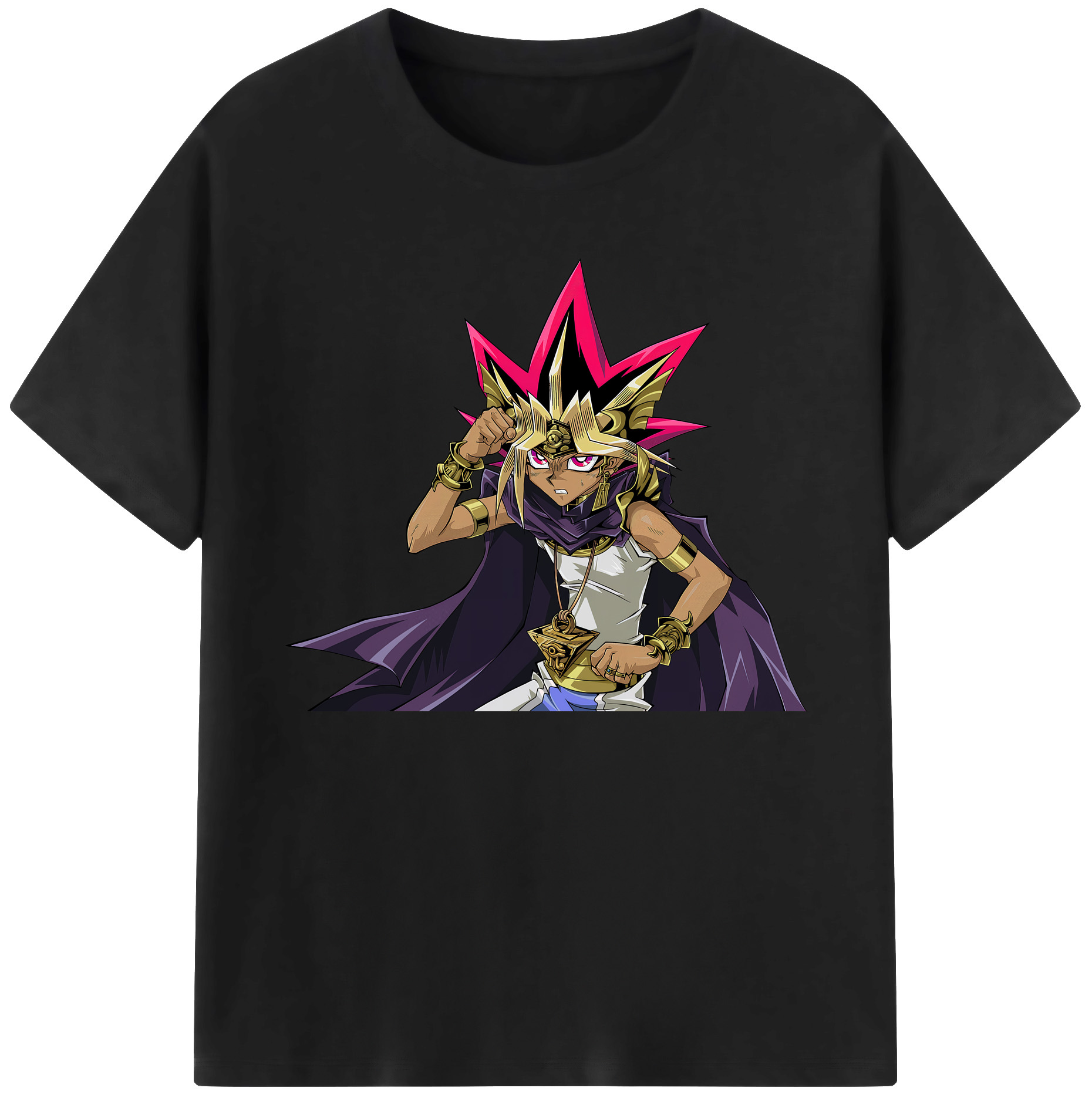 （画像用） 遊☆戯☆王 Yu-Gi-Oh! 綿100％ メンズ半袖Tシャツ｜肌触りやわらか＆通気性