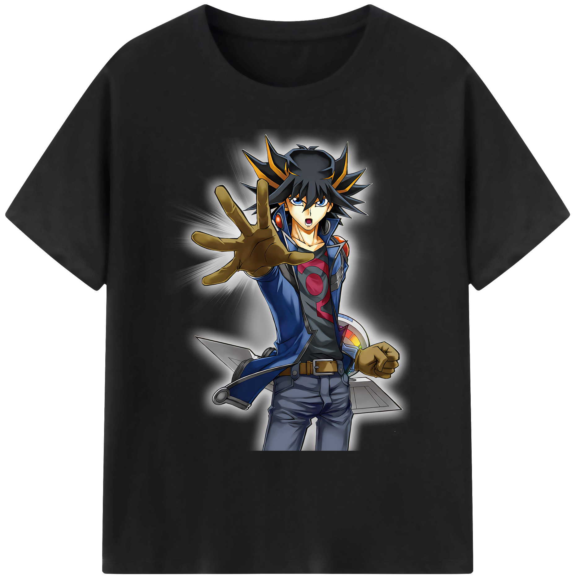 （画像用） 遊☆戯☆王 Yu-Gi-Oh! 綿100％ メンズ半袖Tシャツ｜肌触りやわらか＆通気性