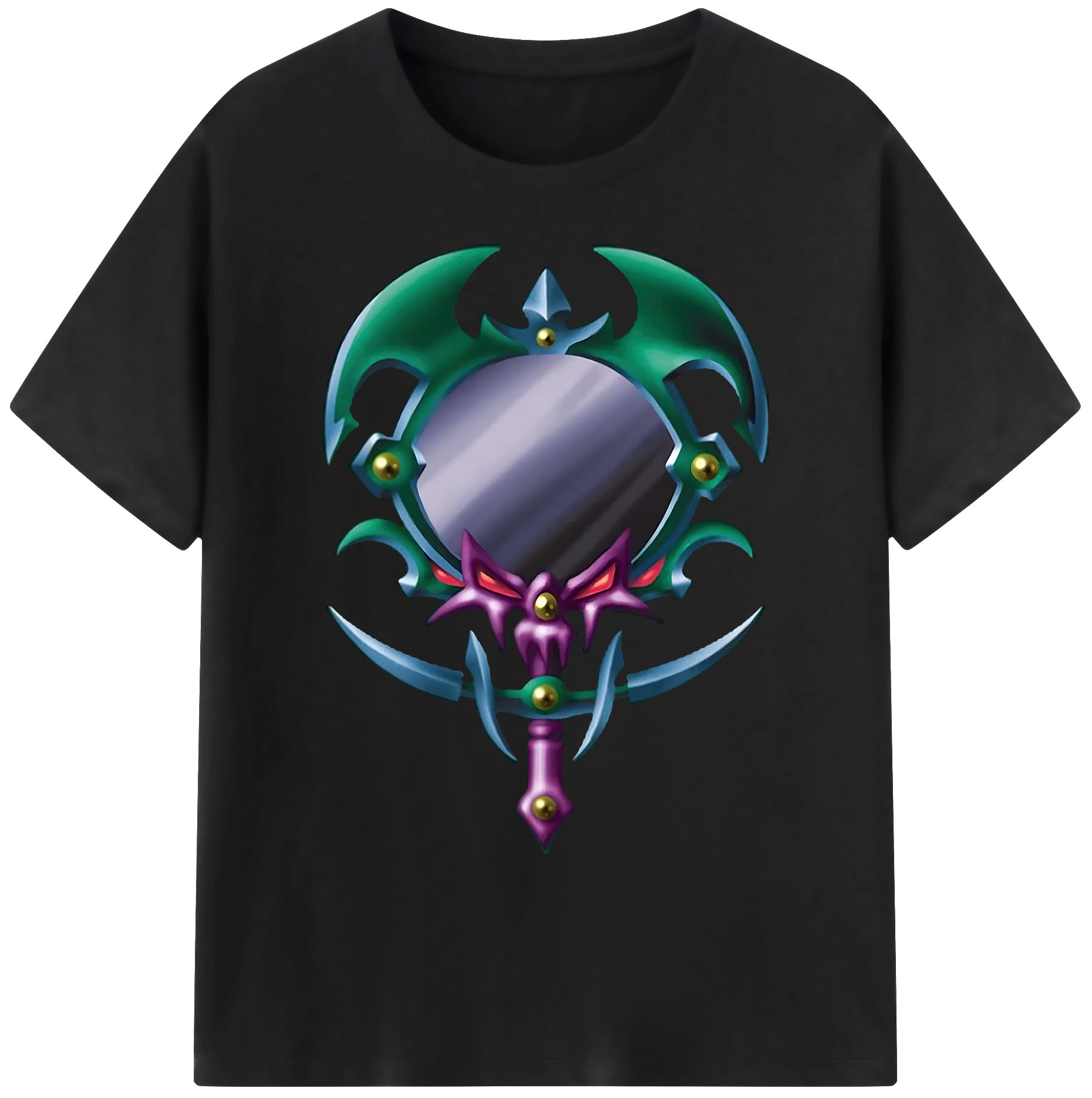 （画像用） 遊☆戯☆王 Yu-Gi-Oh! 綿100％ メンズ半袖Tシャツ｜肌触りやわらか＆通気性