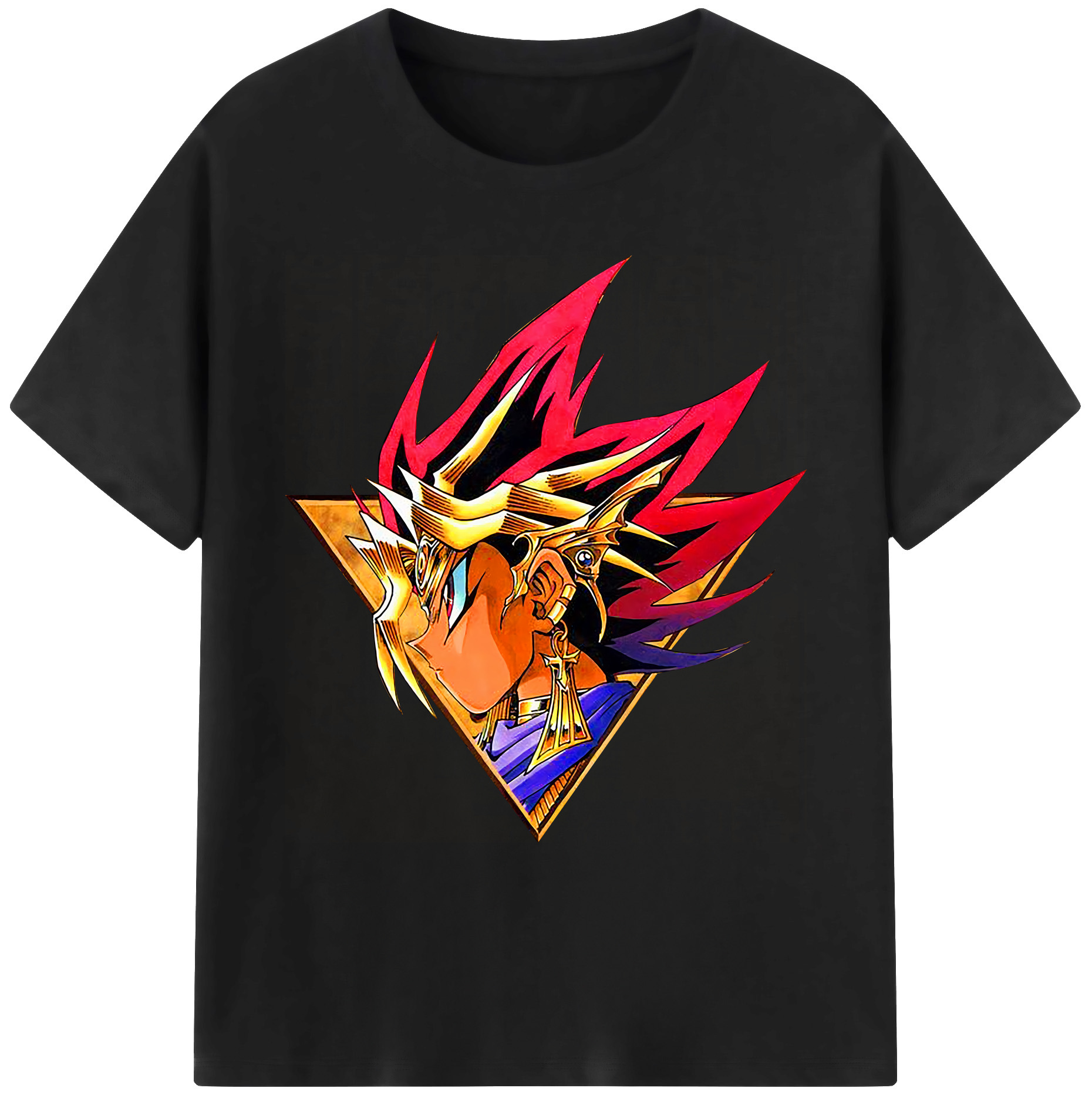 （画像用） 遊☆戯☆王 Yu-Gi-Oh! 綿100％ メンズ半袖Tシャツ｜肌触りやわらか＆通気性