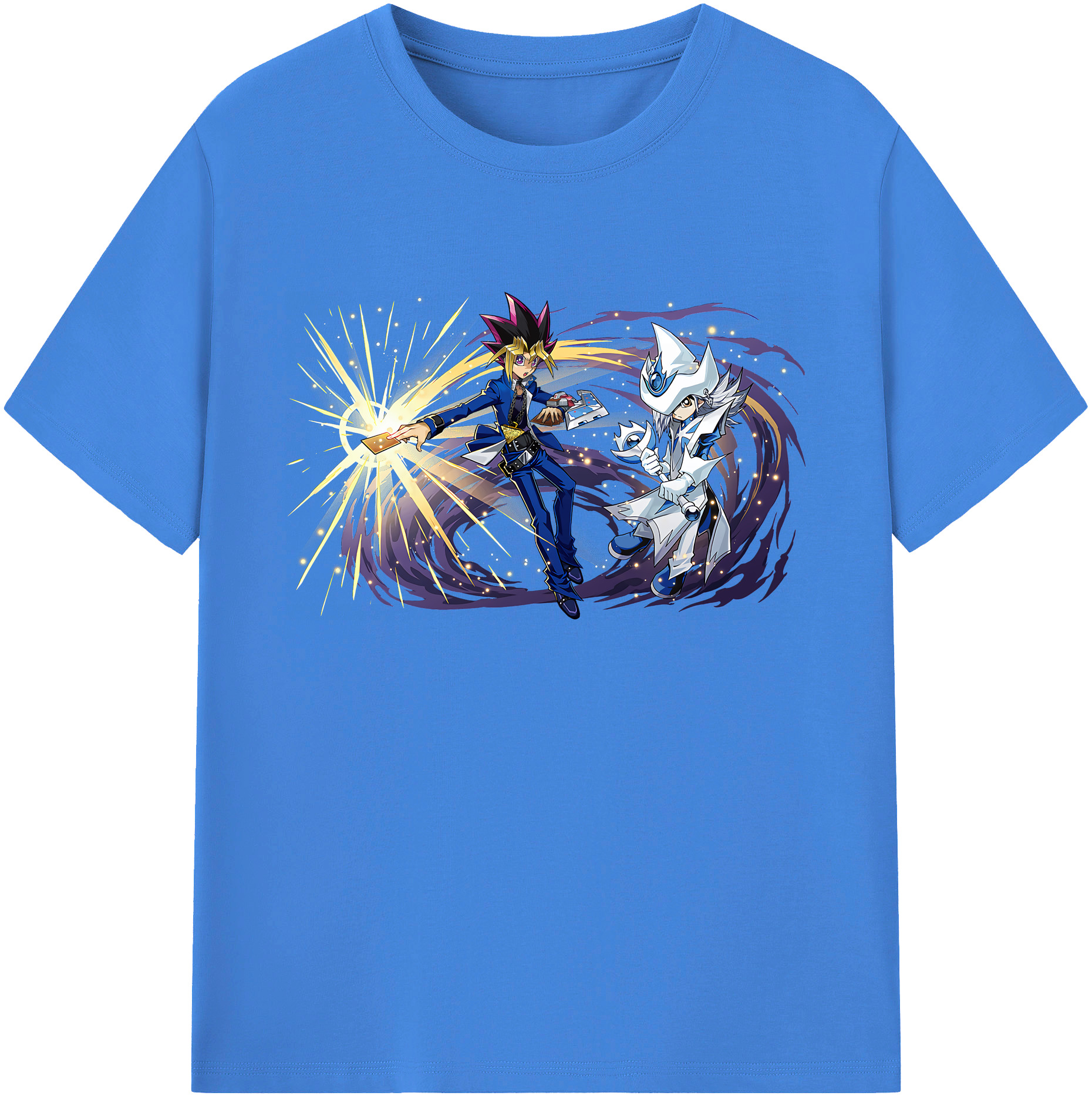 （画像用） 遊☆戯☆王 Yu-Gi-Oh! 綿100％ メンズ半袖Tシャツ｜肌触りやわらか＆通気性