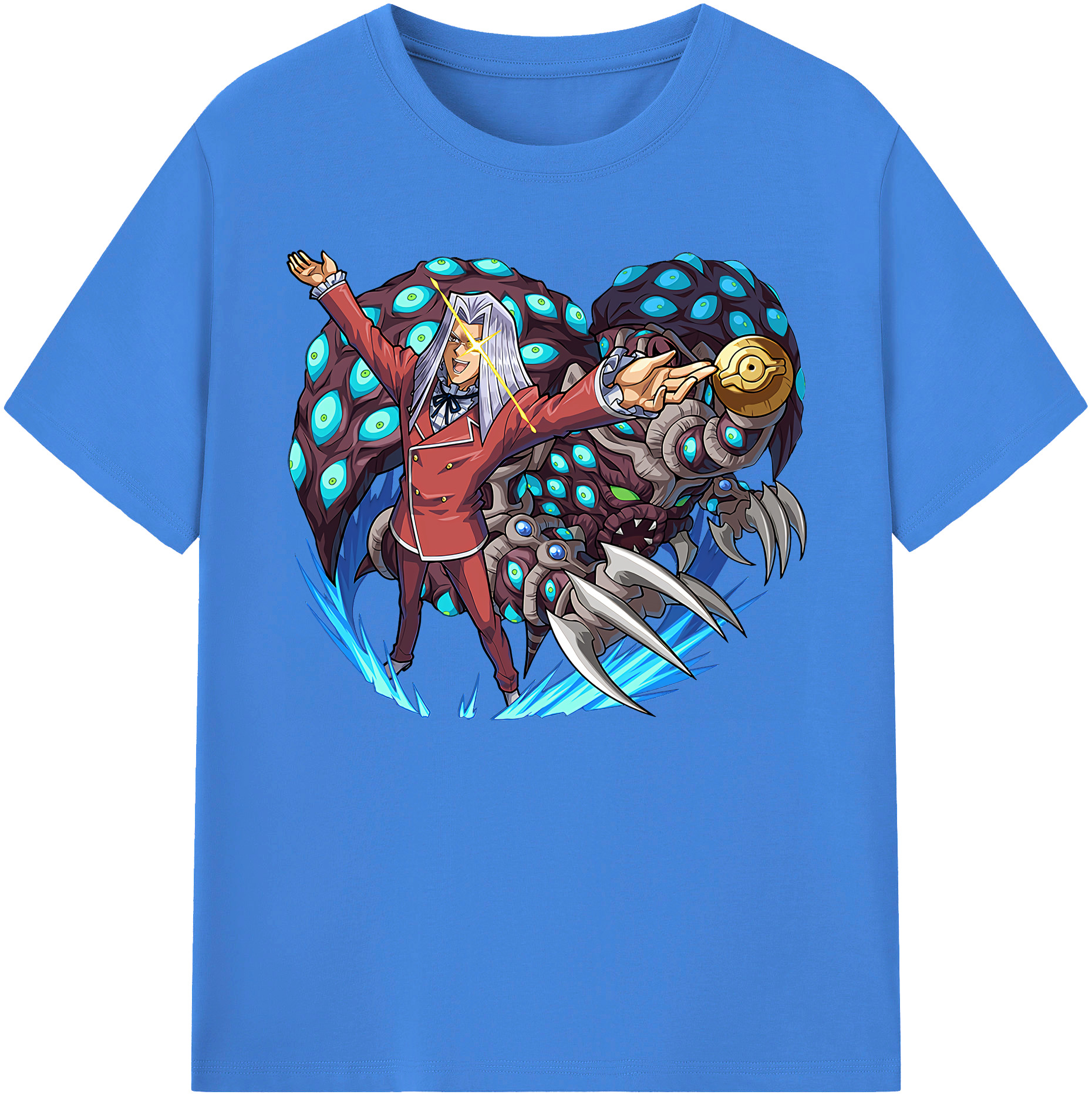 （画像用） 遊☆戯☆王 Yu-Gi-Oh! 綿100％ メンズ半袖Tシャツ｜肌触りやわらか＆通気性