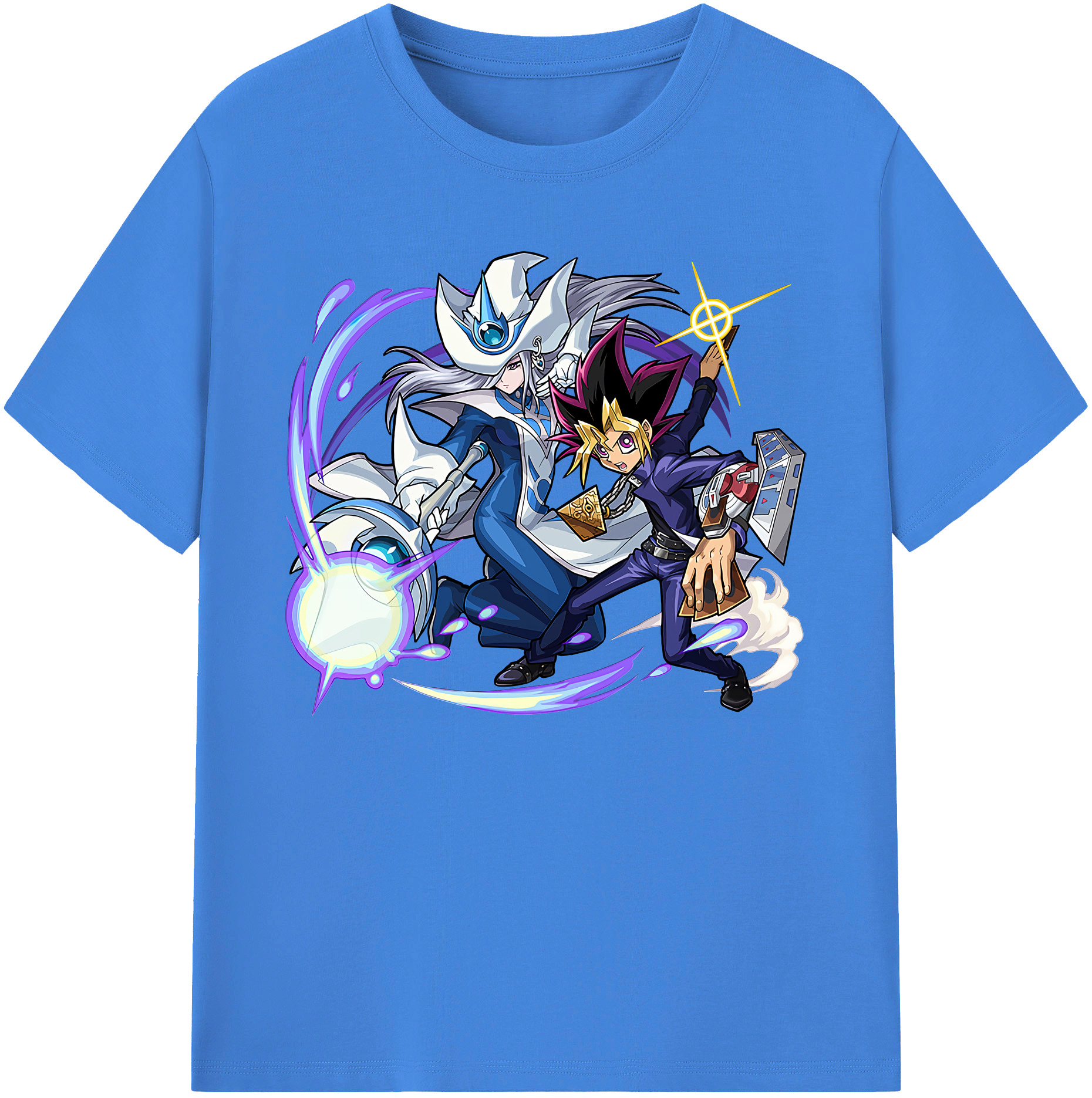 （画像用） 遊☆戯☆王 Yu-Gi-Oh! 綿100％ メンズ半袖Tシャツ｜肌触りやわらか＆通気性