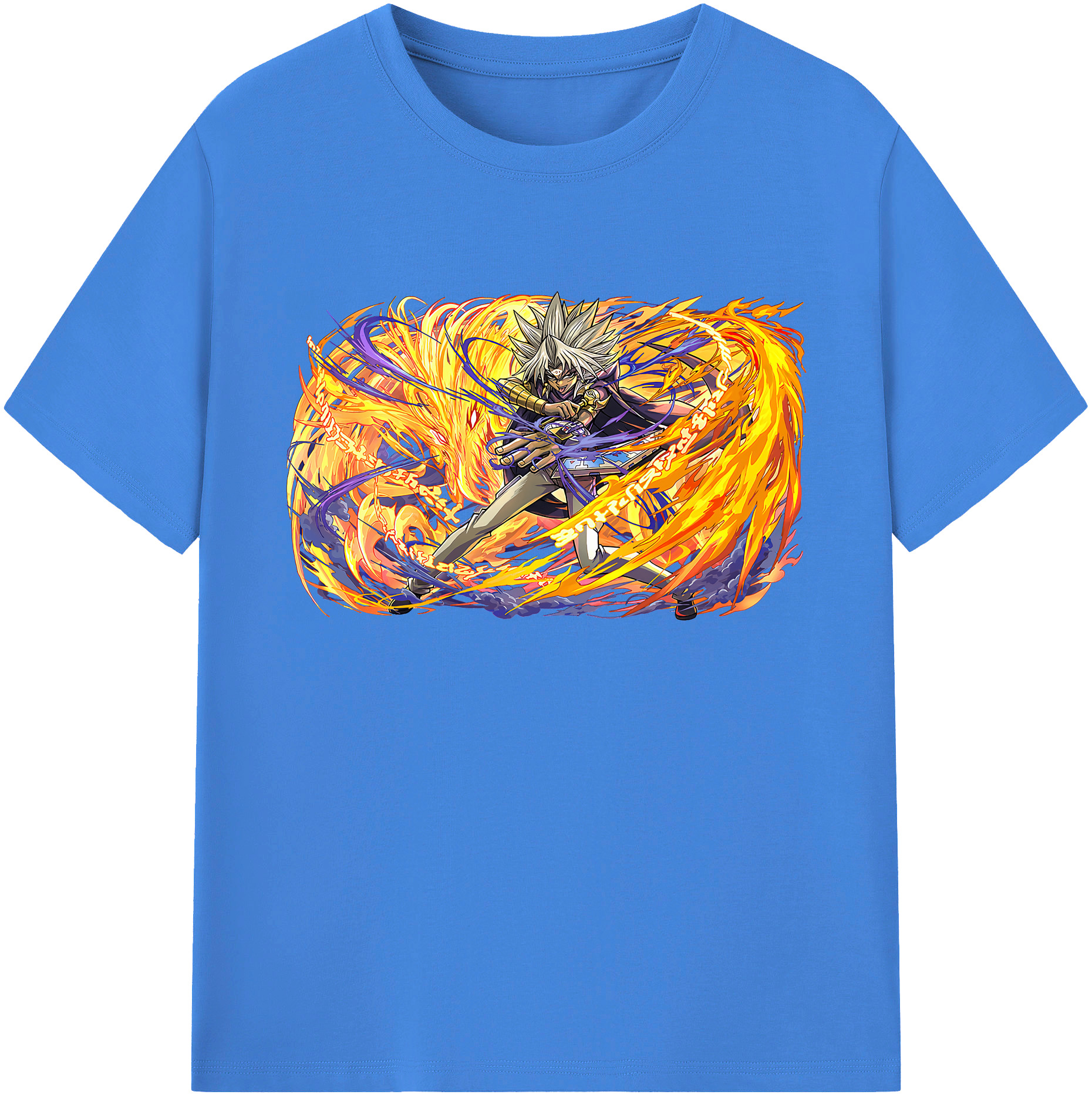 （画像用） 遊☆戯☆王 Yu-Gi-Oh! 綿100％ メンズ半袖Tシャツ｜肌触りやわらか＆通気性