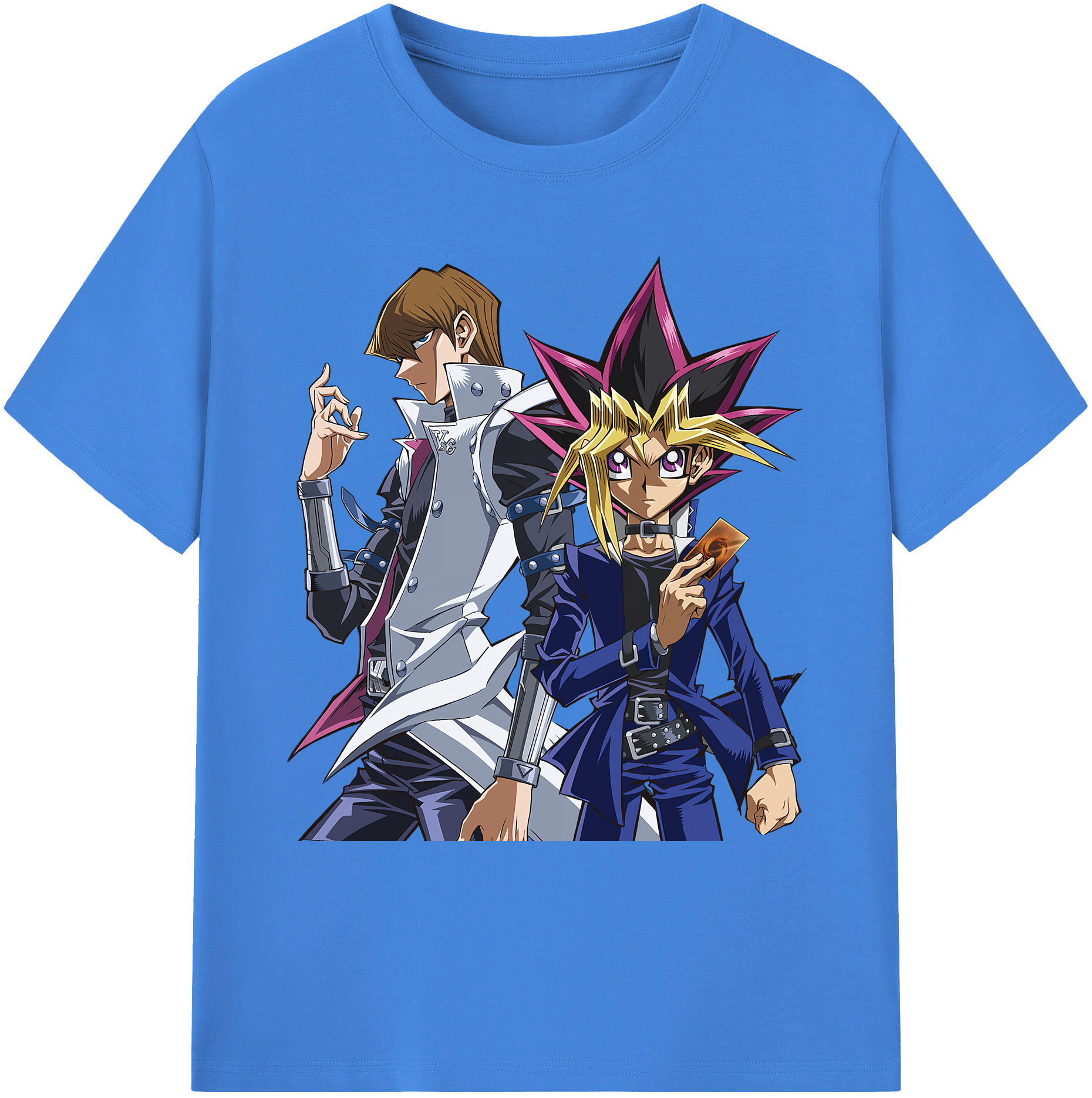 （画像用） 遊☆戯☆王 Yu-Gi-Oh! 綿100％ メンズ半袖Tシャツ｜肌触りやわらか＆通気性