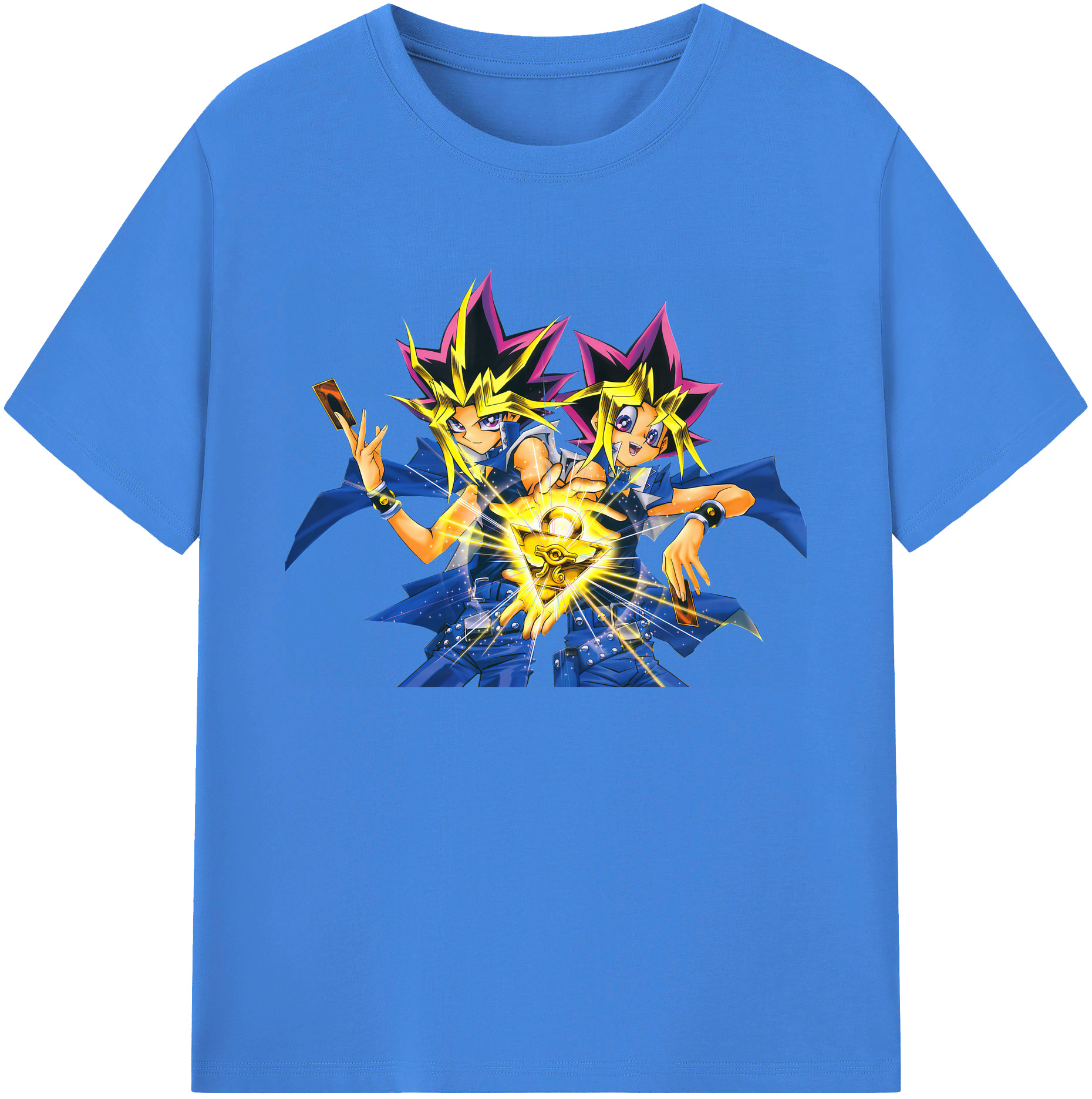（画像用） 遊☆戯☆王 Yu-Gi-Oh! 綿100％ メンズ半袖Tシャツ｜肌触りやわらか＆通気性