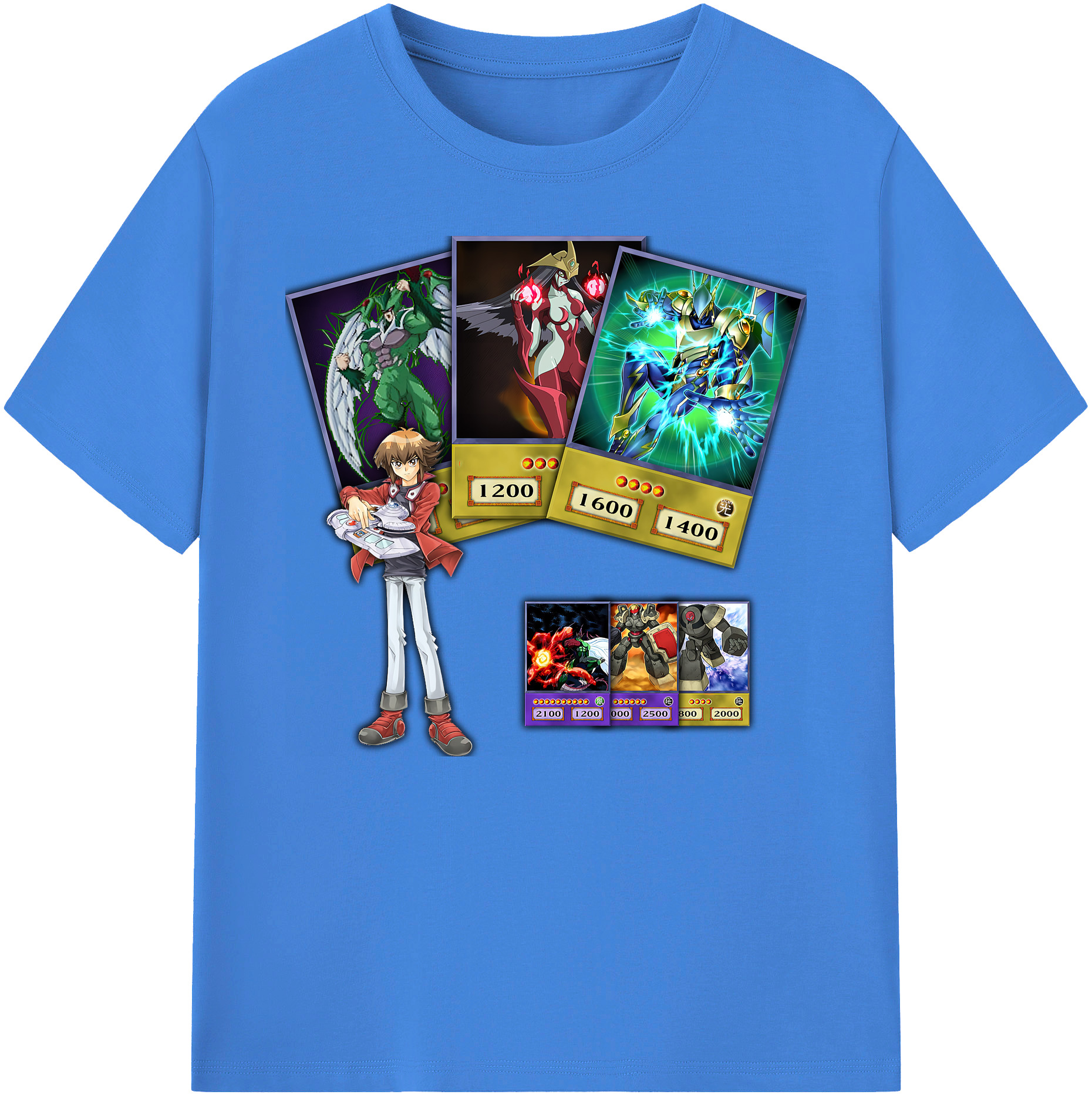 （画像用） 遊☆戯☆王 Yu-Gi-Oh! 綿100％ メンズ半袖Tシャツ｜肌触りやわらか＆通気性