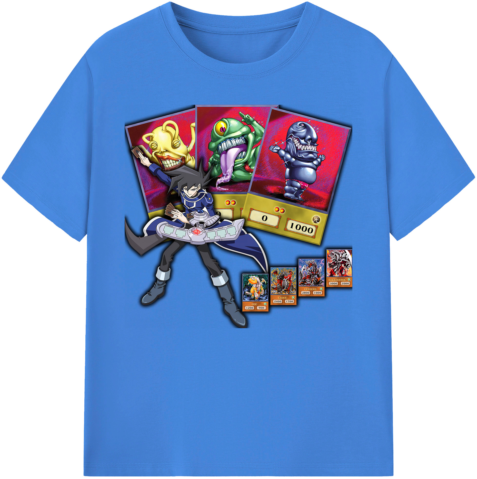 （画像用） 遊☆戯☆王 Yu-Gi-Oh! 綿100％ メンズ半袖Tシャツ｜肌触りやわらか＆通気性