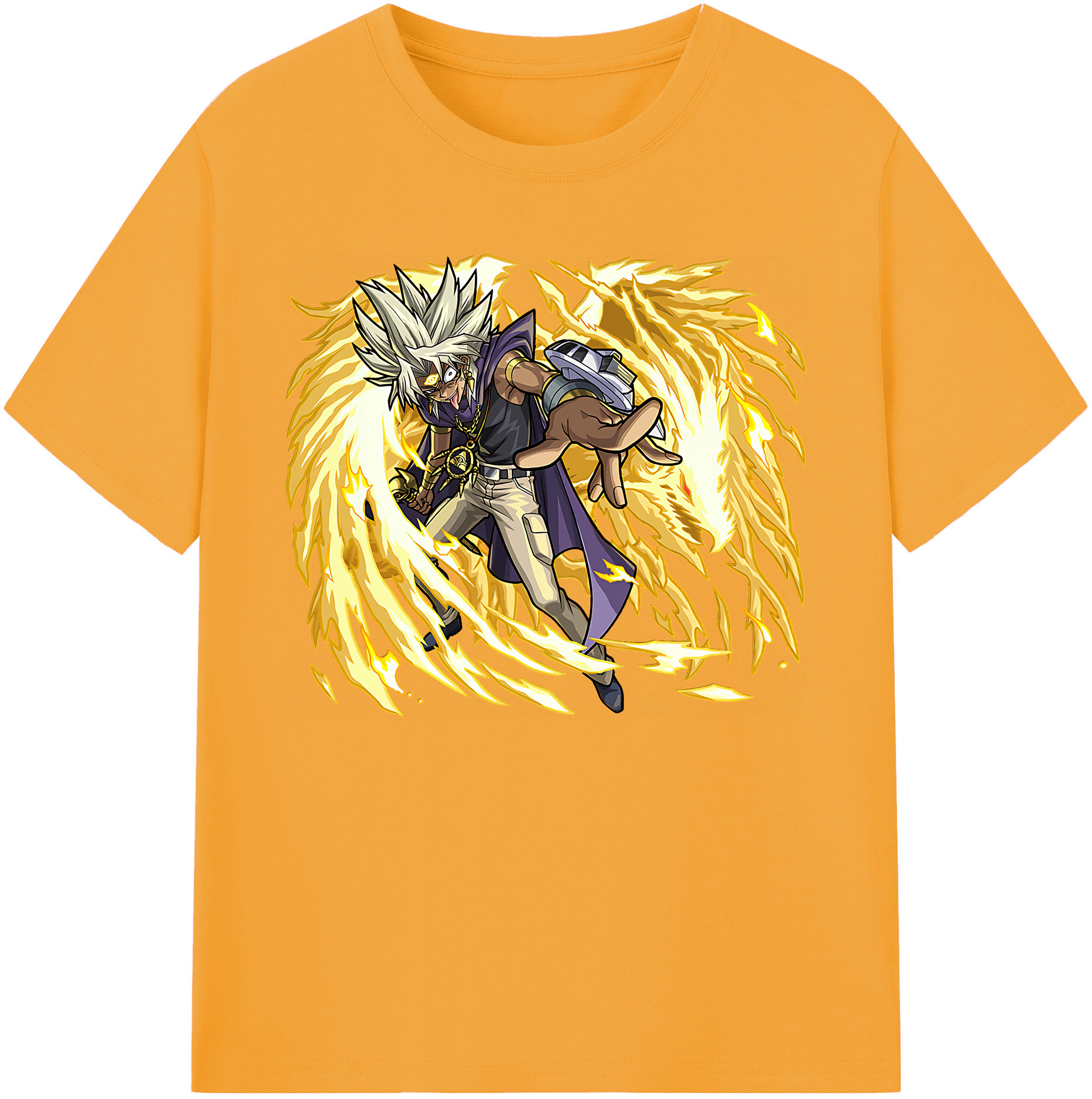 （画像用） 遊☆戯☆王 Yu-Gi-Oh! 綿100％ メンズ半袖Tシャツ｜肌触りやわらか＆通気性