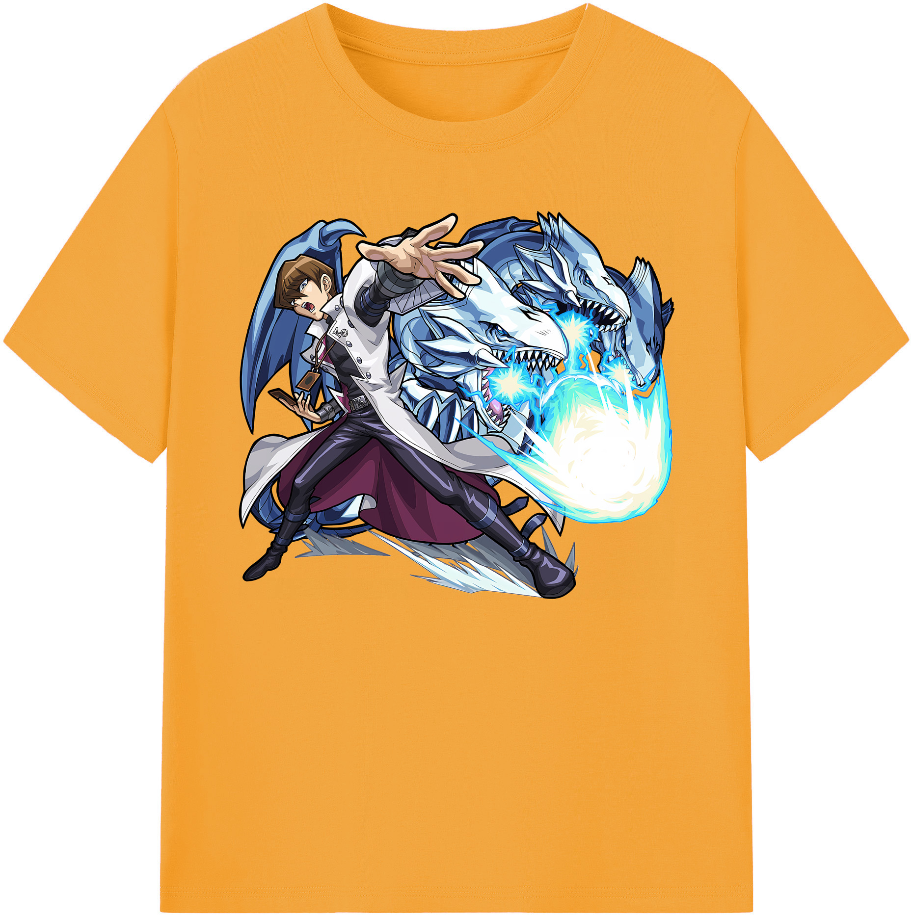 （画像用） 遊☆戯☆王 Yu-Gi-Oh! 綿100％ メンズ半袖Tシャツ｜肌触りやわらか＆通気性