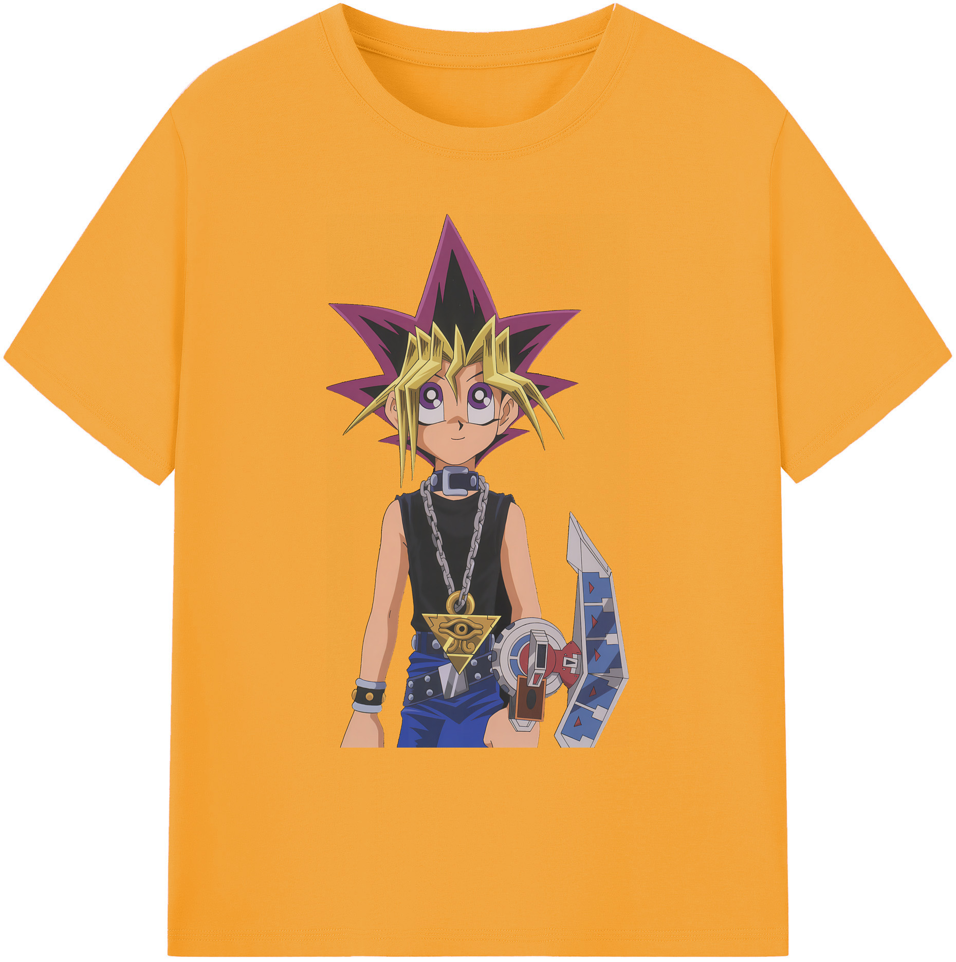 （画像用） 遊☆戯☆王 Yu-Gi-Oh! 綿100％ メンズ半袖Tシャツ｜肌触りやわらか＆通気性