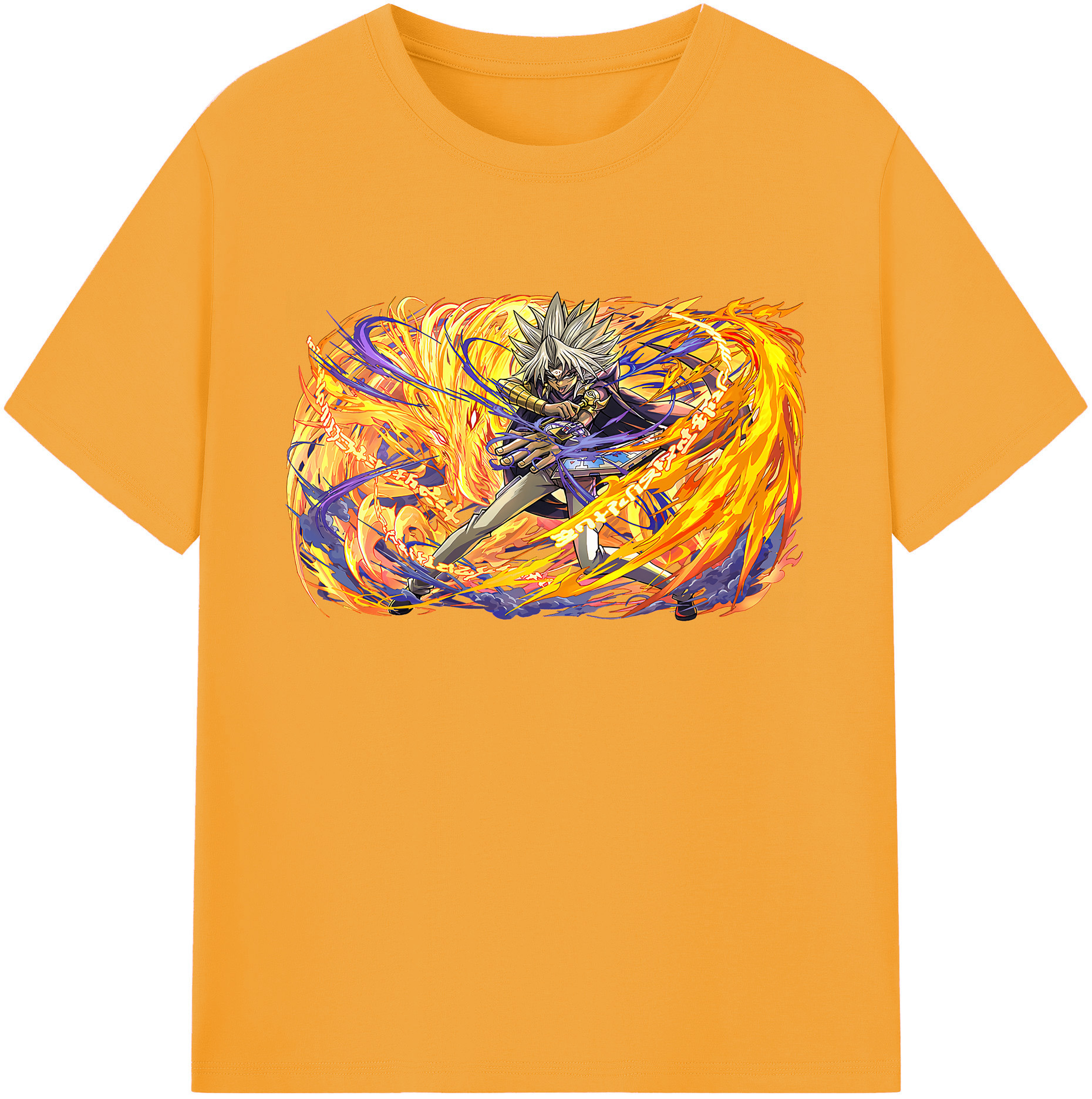 （画像用） 遊☆戯☆王 Yu-Gi-Oh! 綿100％ メンズ半袖Tシャツ｜肌触りやわらか＆通気性