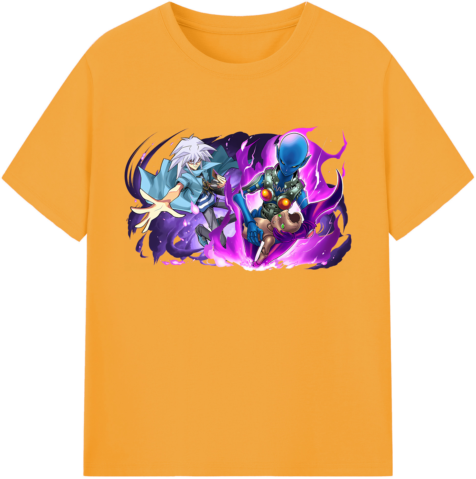 （画像用） 遊☆戯☆王 Yu-Gi-Oh! 綿100％ メンズ半袖Tシャツ｜肌触りやわらか＆通気性