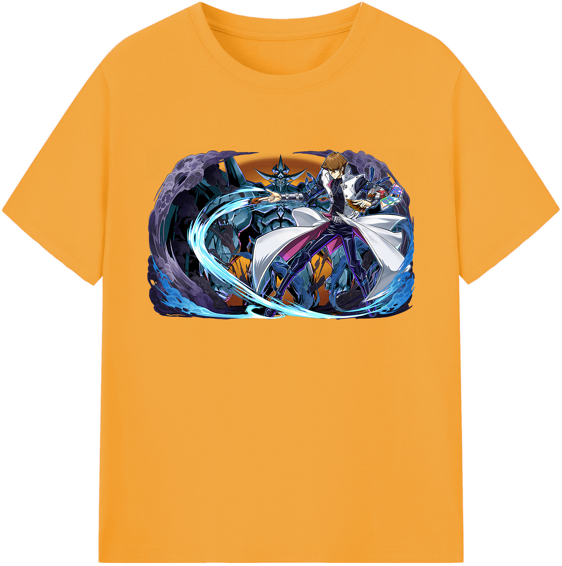 （画像用） 遊☆戯☆王 Yu-Gi-Oh! 綿100％ メンズ半袖Tシャツ｜肌触りやわらか＆通気性