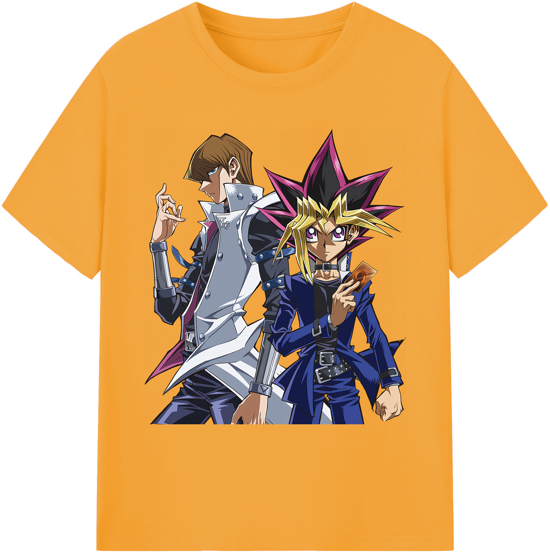 （画像用） 遊☆戯☆王 Yu-Gi-Oh! 綿100％ メンズ半袖Tシャツ｜肌触りやわらか＆通気性
