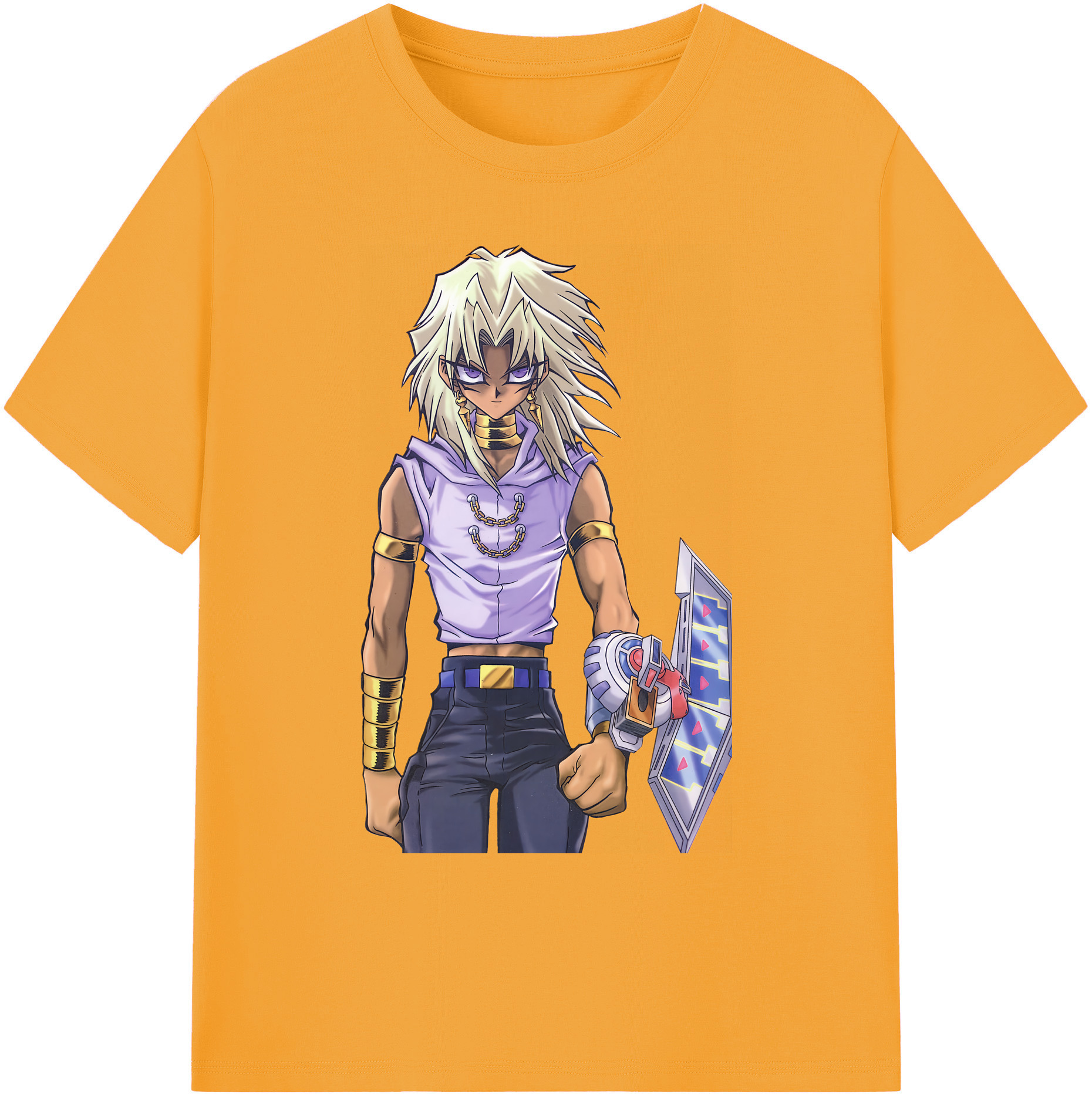 （画像用） 遊☆戯☆王 Yu-Gi-Oh! 綿100％ メンズ半袖Tシャツ｜肌触りやわらか＆通気性