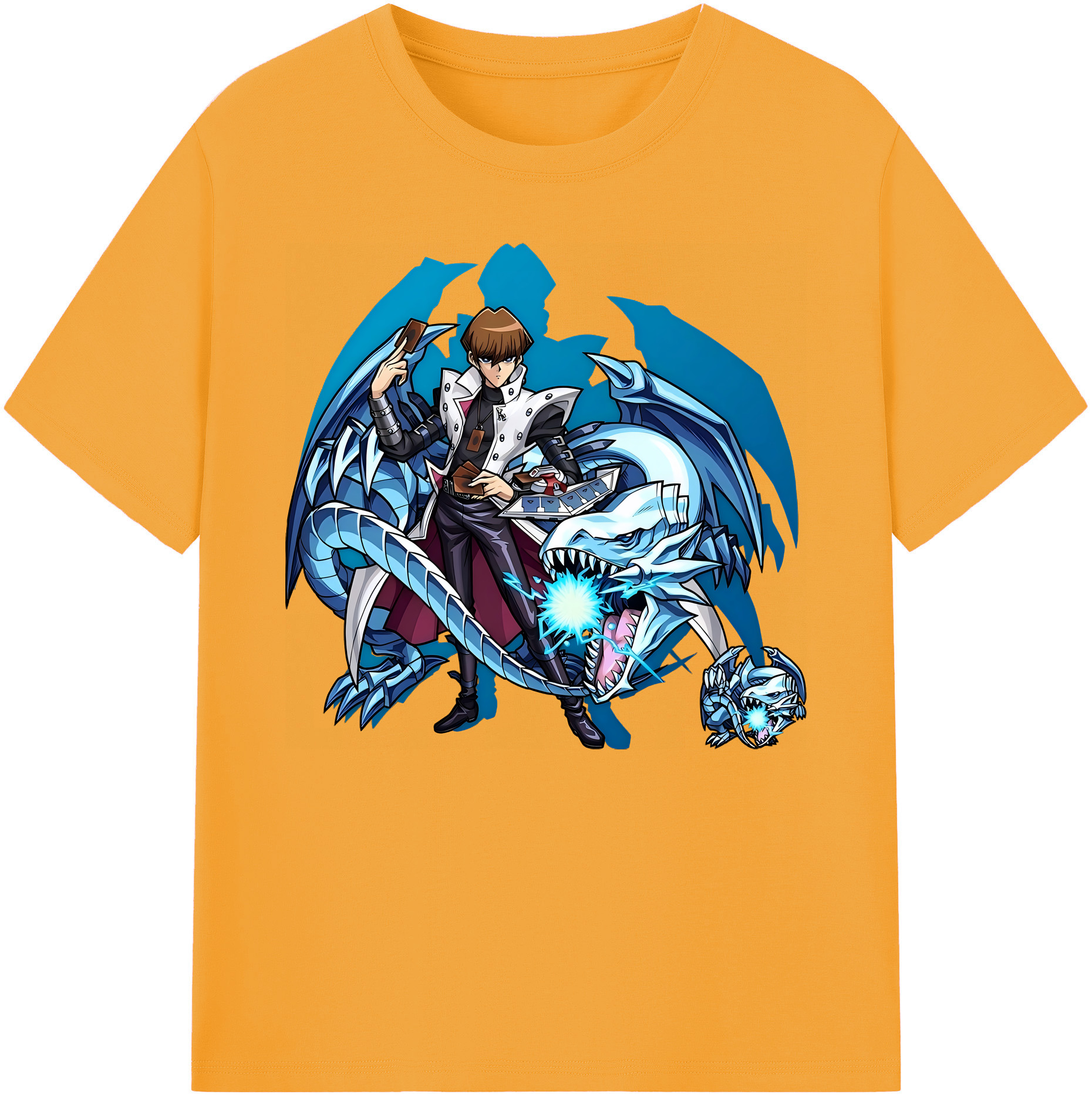 （画像用） 遊☆戯☆王 Yu-Gi-Oh! 綿100％ メンズ半袖Tシャツ｜肌触りやわらか＆通気性