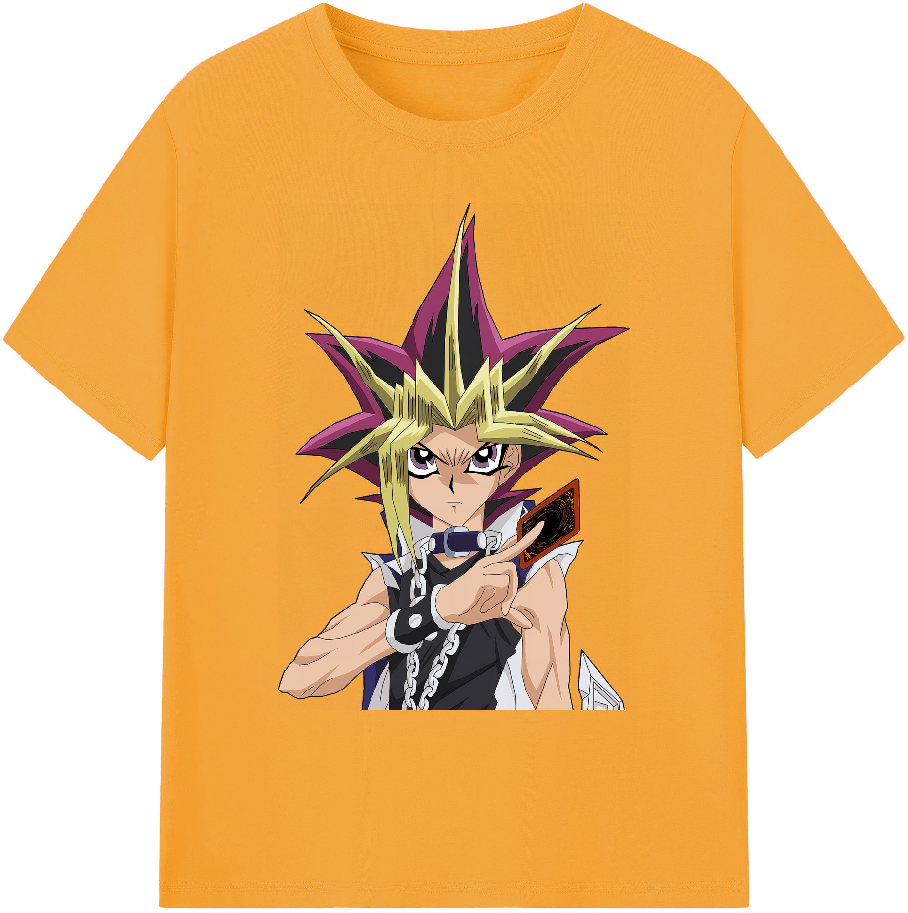 （画像用） 遊☆戯☆王 Yu-Gi-Oh! 綿100％ メンズ半袖Tシャツ｜肌触りやわらか＆通気性