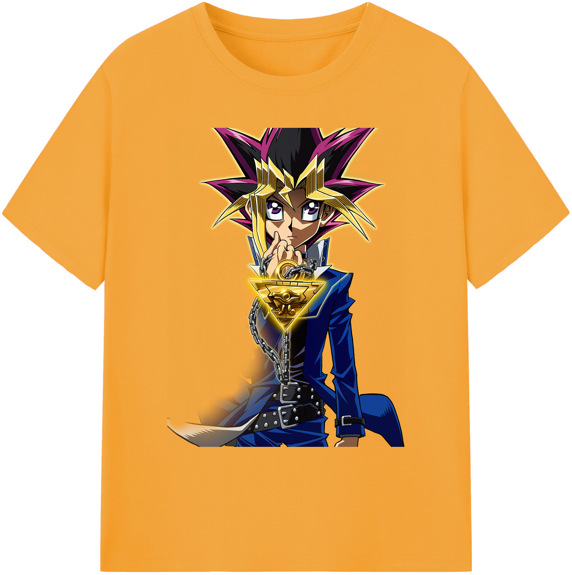 （画像用） 遊☆戯☆王 Yu-Gi-Oh! 綿100％ メンズ半袖Tシャツ｜肌触りやわらか＆通気性
