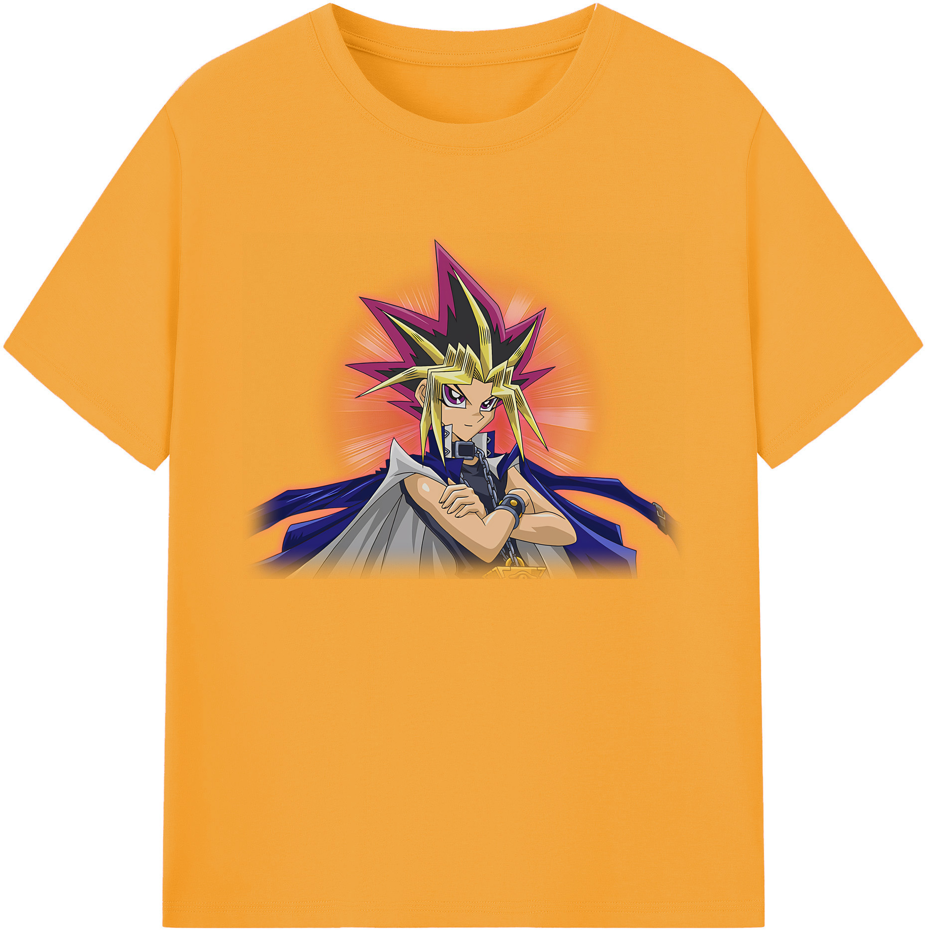 （画像用） 遊☆戯☆王 Yu-Gi-Oh! 綿100％ メンズ半袖Tシャツ｜肌触りやわらか＆通気性
