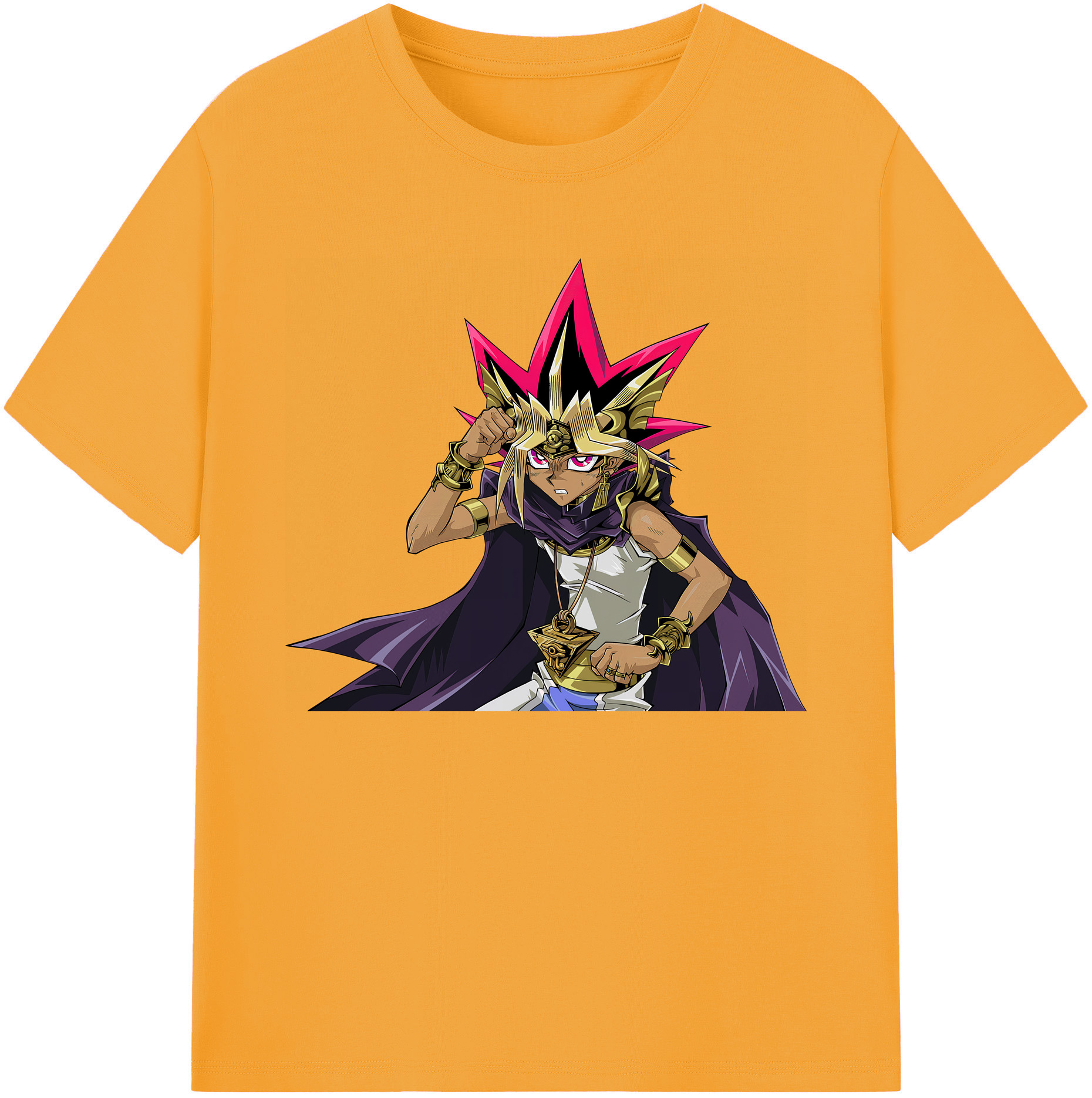 （画像用） 遊☆戯☆王 Yu-Gi-Oh! 綿100％ メンズ半袖Tシャツ｜肌触りやわらか＆通気性