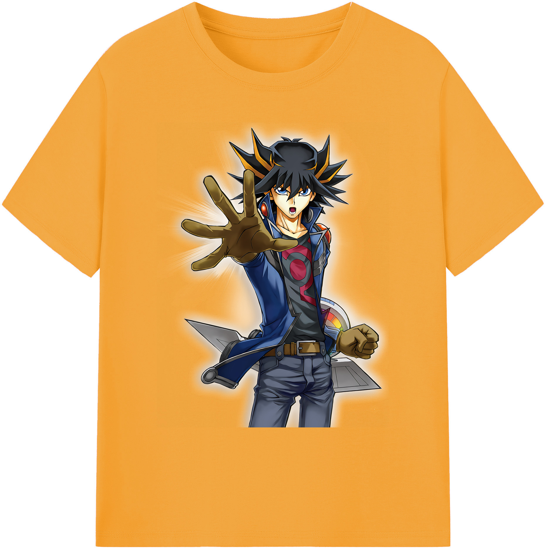 （画像用） 遊☆戯☆王 Yu-Gi-Oh! 綿100％ メンズ半袖Tシャツ｜肌触りやわらか＆通気性