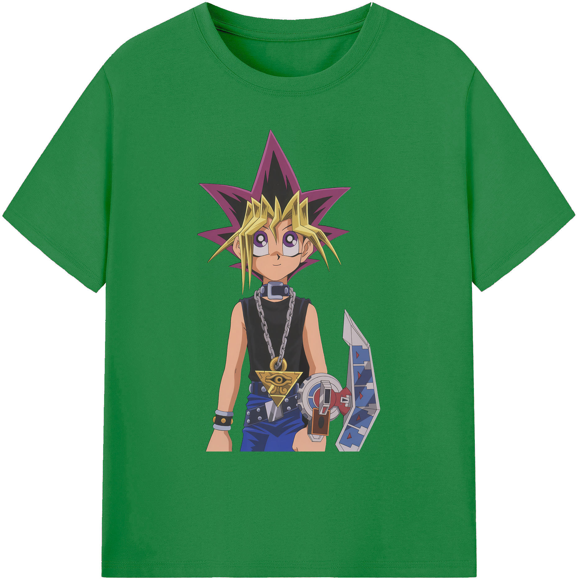 （画像用） 遊☆戯☆王 Yu-Gi-Oh! 綿100％ メンズ半袖Tシャツ｜肌触りやわらか＆通気性