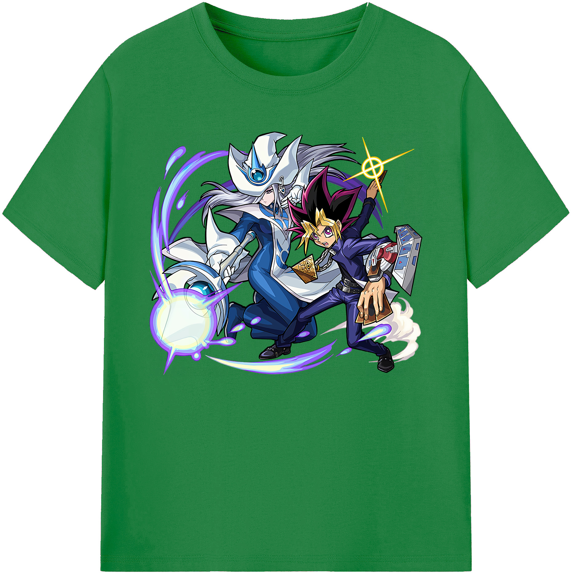 （画像用） 遊☆戯☆王 Yu-Gi-Oh! 綿100％ メンズ半袖Tシャツ｜肌触りやわらか＆通気性
