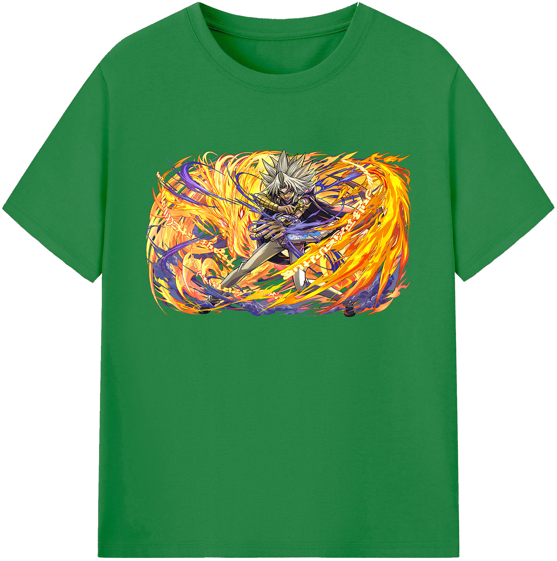 （画像用） 遊☆戯☆王 Yu-Gi-Oh! 綿100％ メンズ半袖Tシャツ｜肌触りやわらか＆通気性