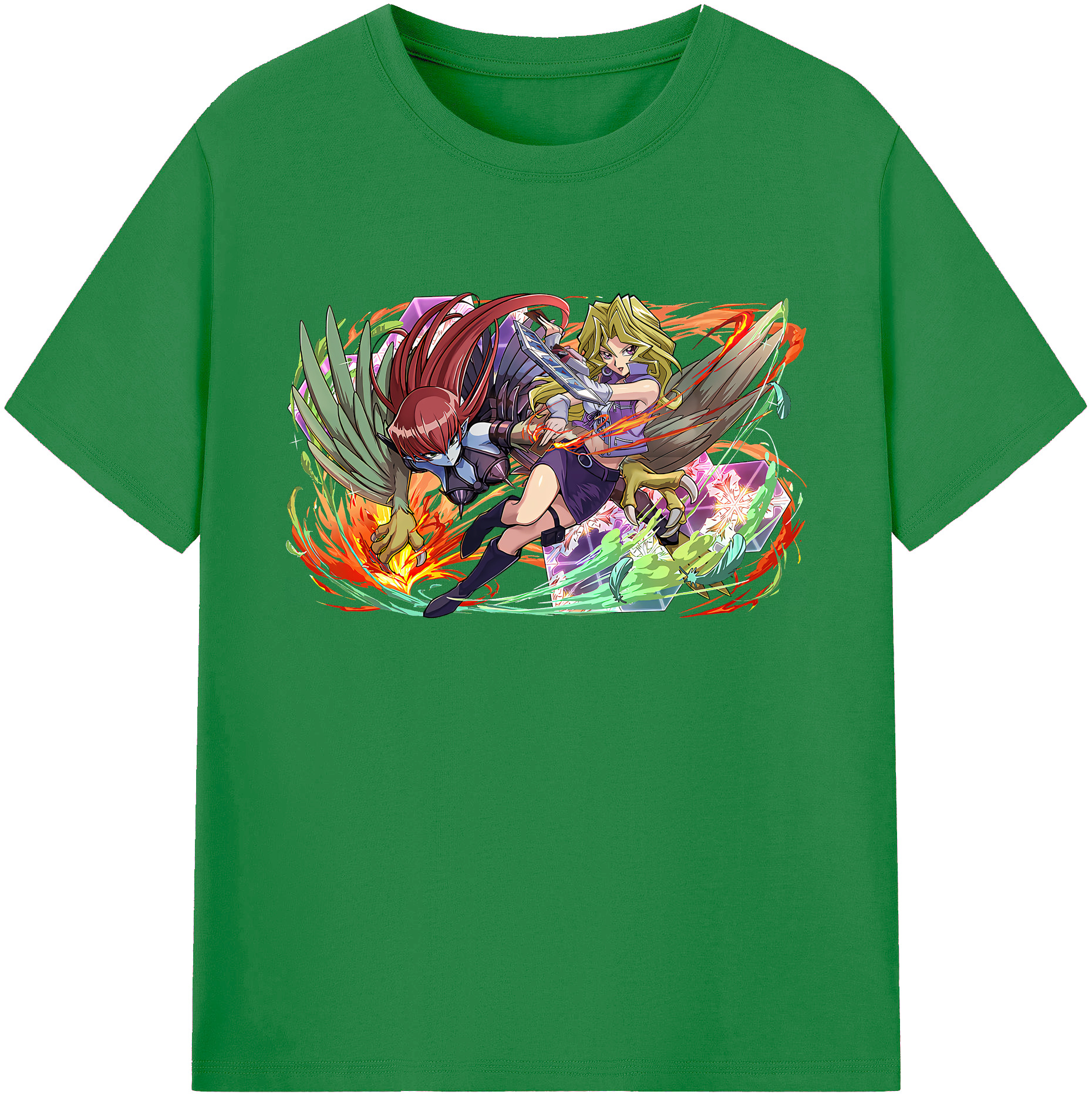 （画像用） 遊☆戯☆王 Yu-Gi-Oh! 綿100％ メンズ半袖Tシャツ｜肌触りやわらか＆通気性