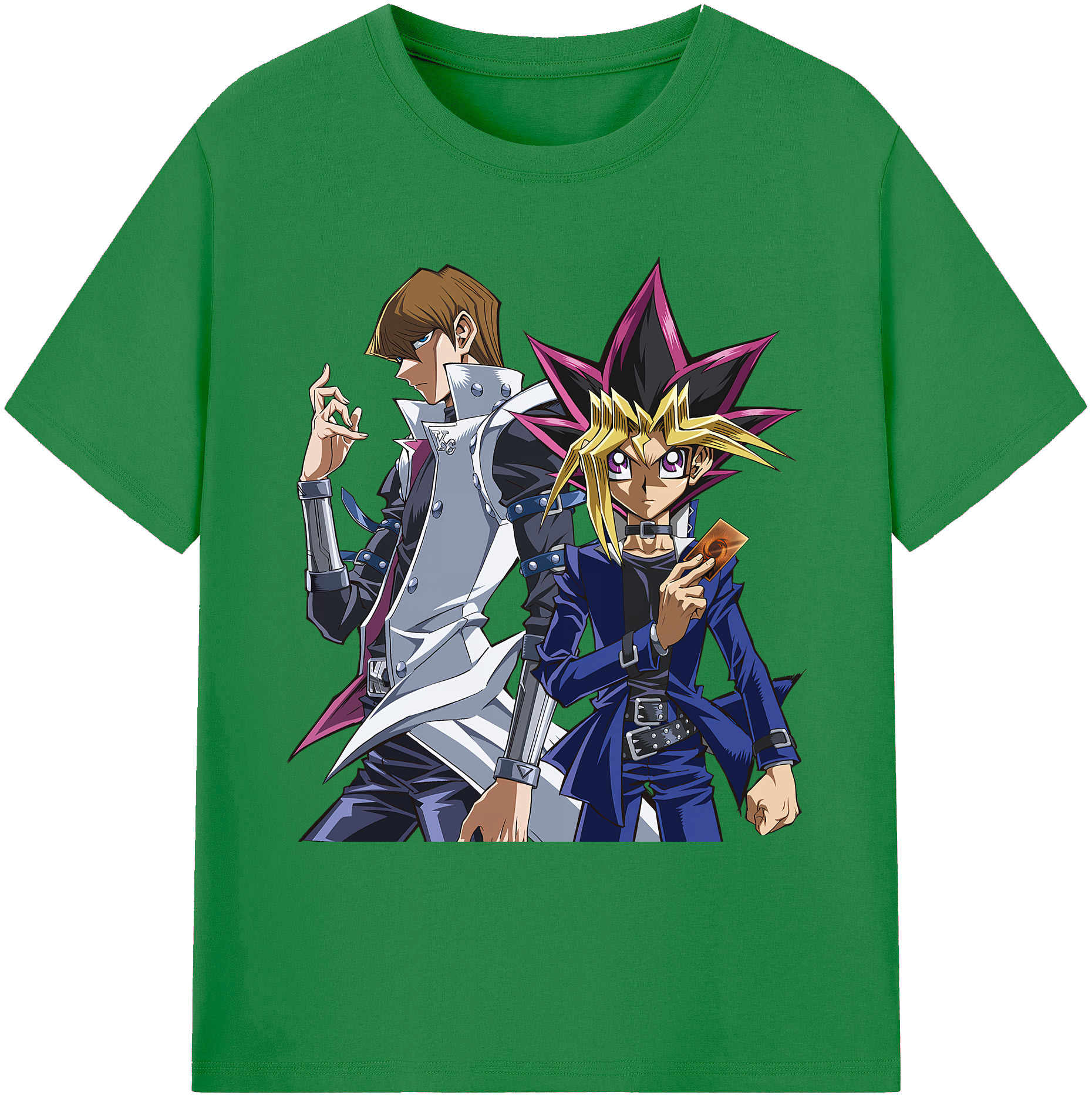 （画像用） 遊☆戯☆王 Yu-Gi-Oh! 綿100％ メンズ半袖Tシャツ｜肌触りやわらか＆通気性