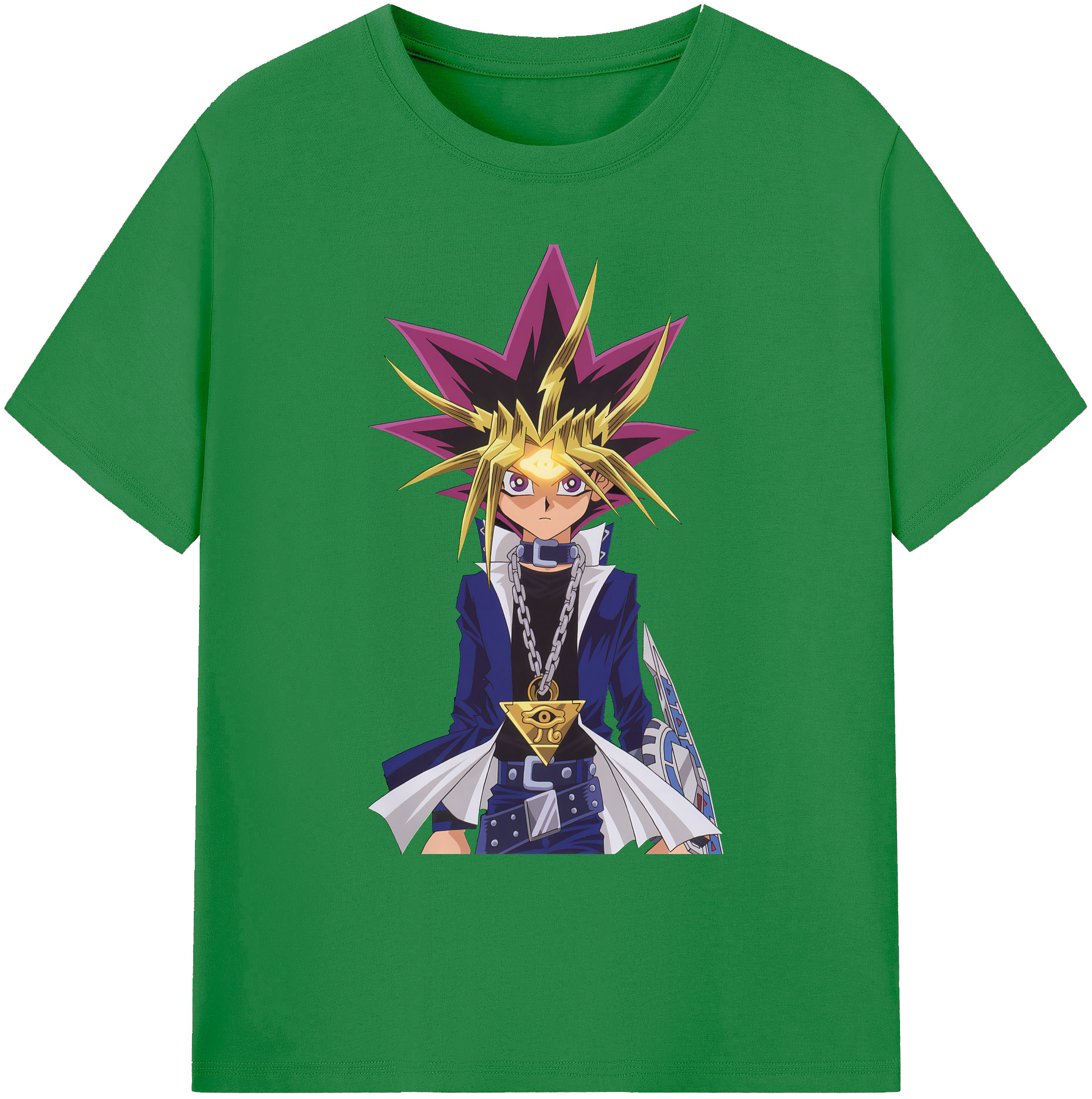 （画像用） 遊☆戯☆王 Yu-Gi-Oh! 綿100％ メンズ半袖Tシャツ｜肌触りやわらか＆通気性