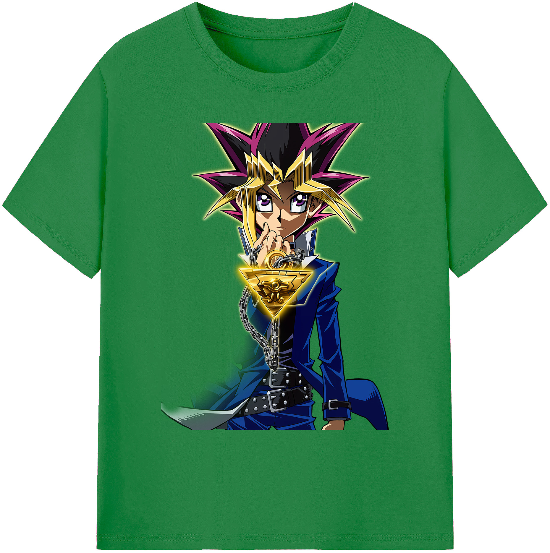 （画像用） 遊☆戯☆王 Yu-Gi-Oh! 綿100％ メンズ半袖Tシャツ｜肌触りやわらか＆通気性