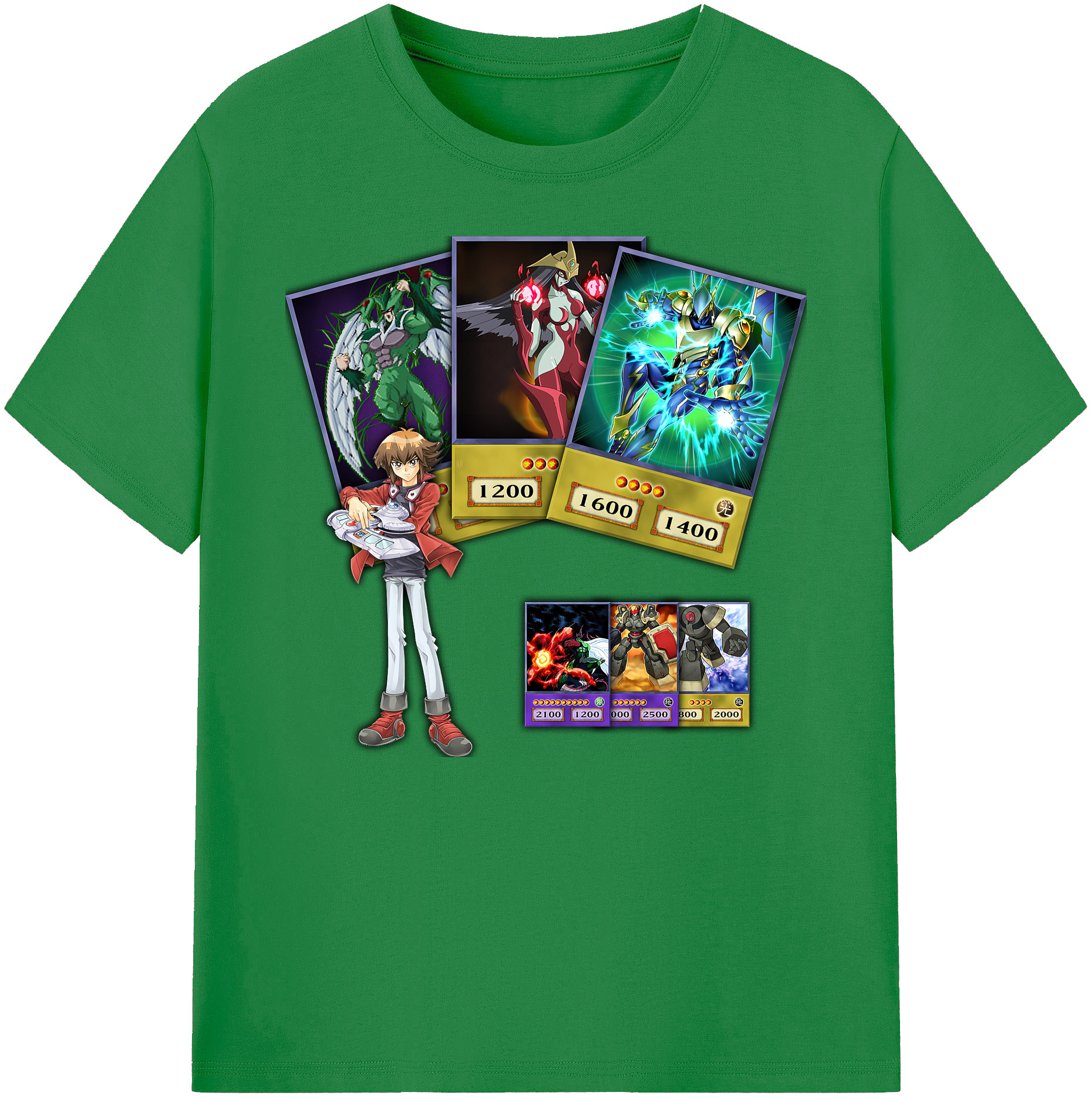 （画像用） 遊☆戯☆王 Yu-Gi-Oh! 綿100％ メンズ半袖Tシャツ｜肌触りやわらか＆通気性